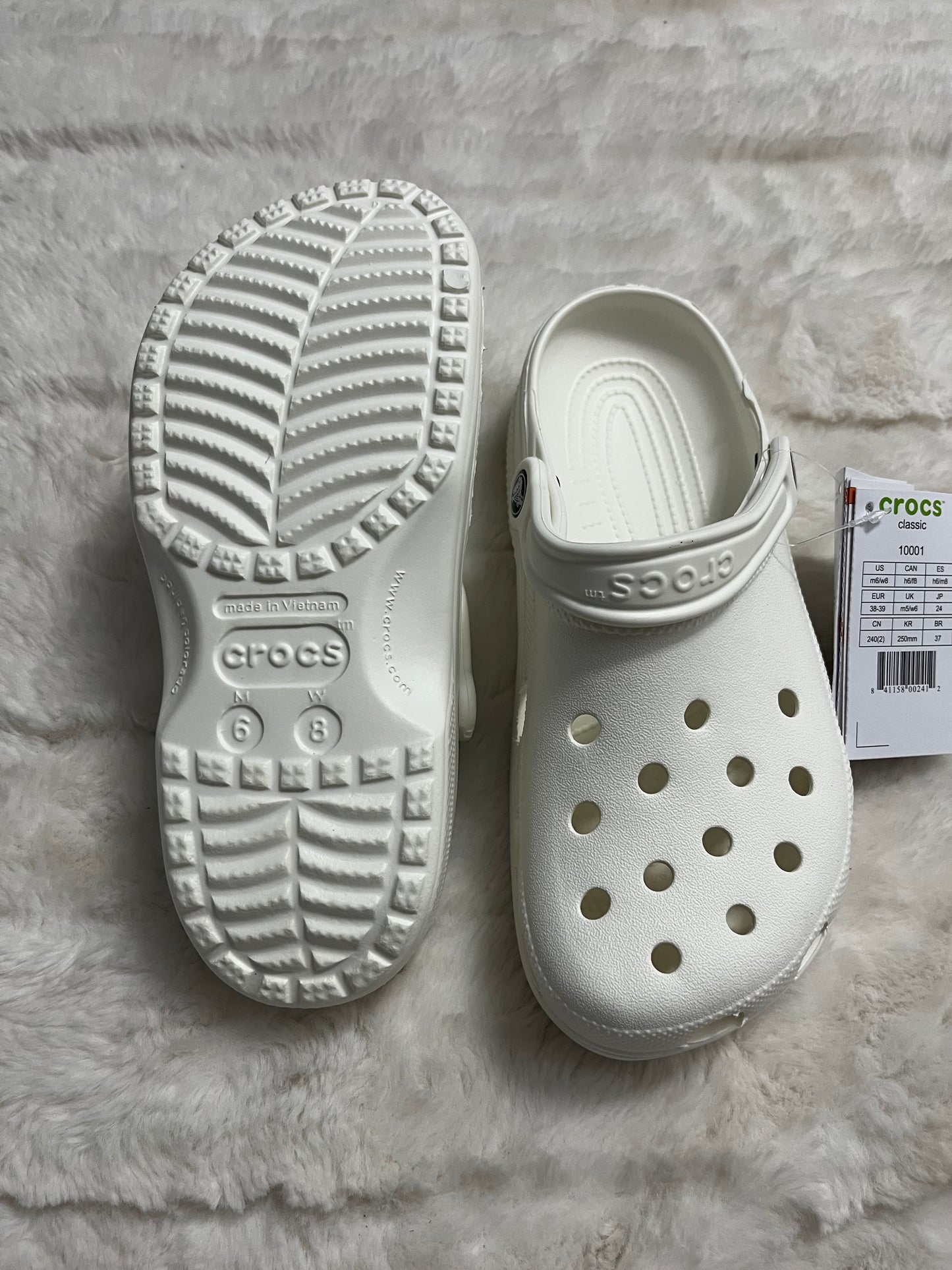 White Crocs