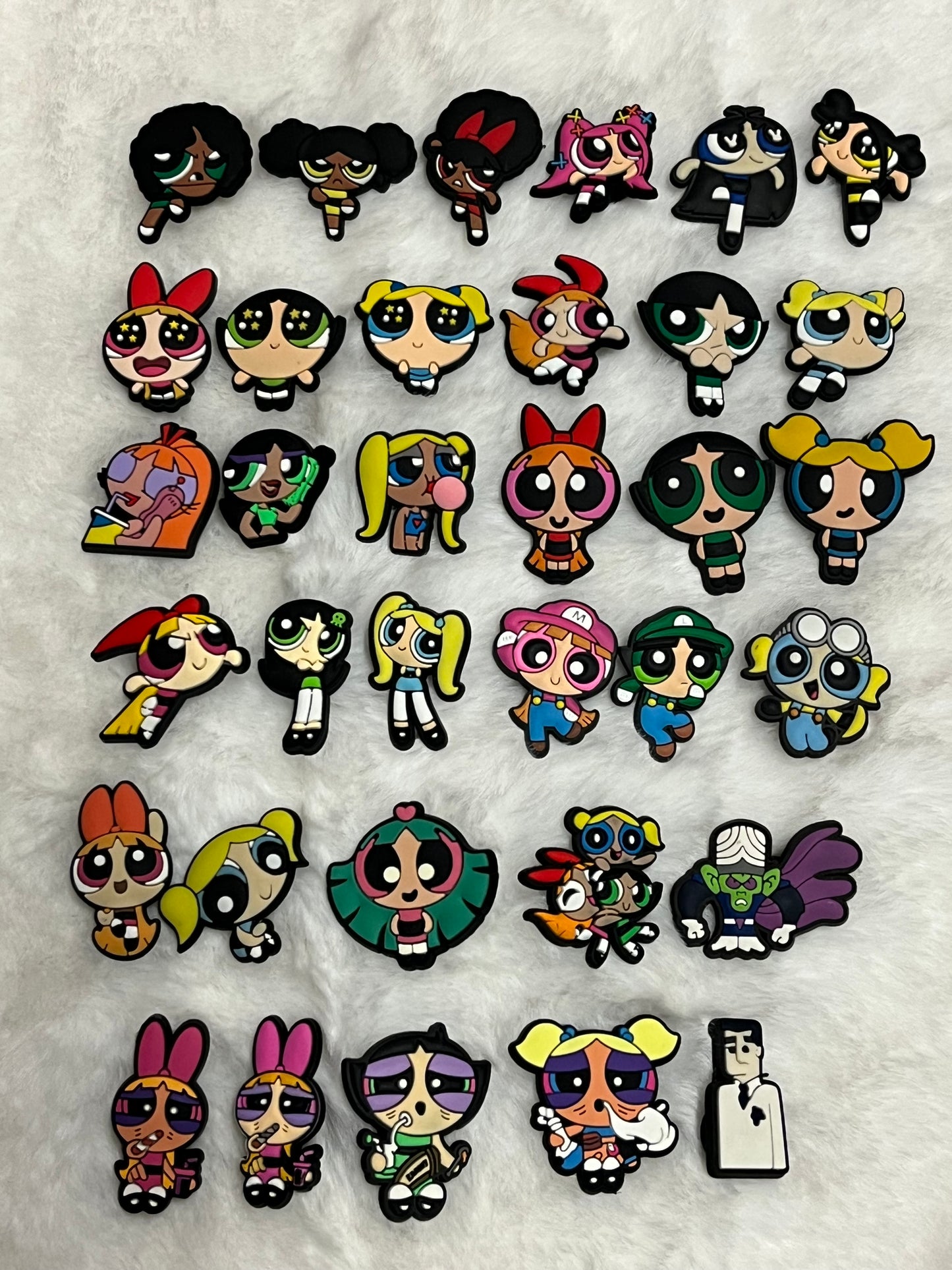 Powerpuff Girls Croc Charms