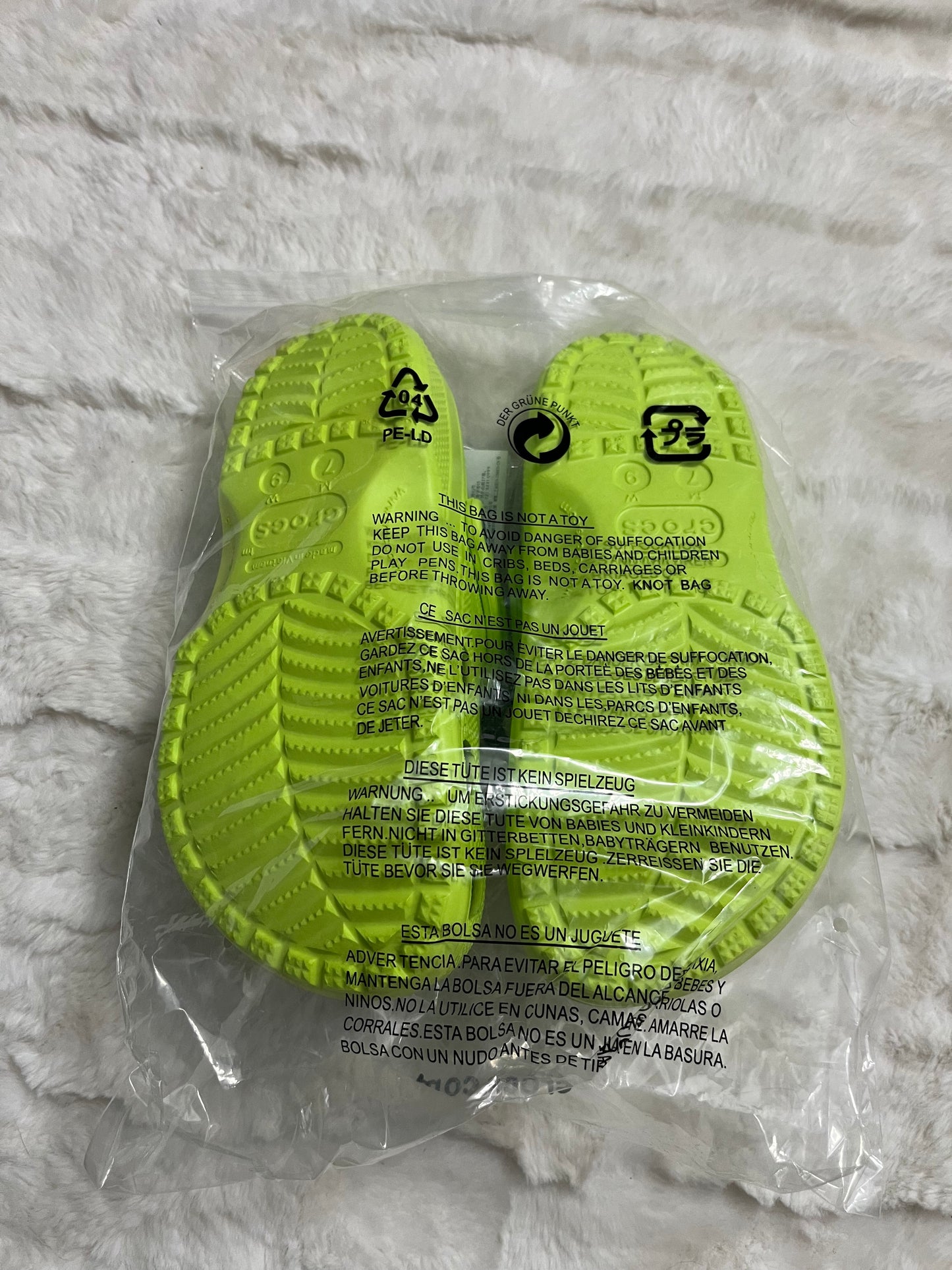 Lime Green Crocs