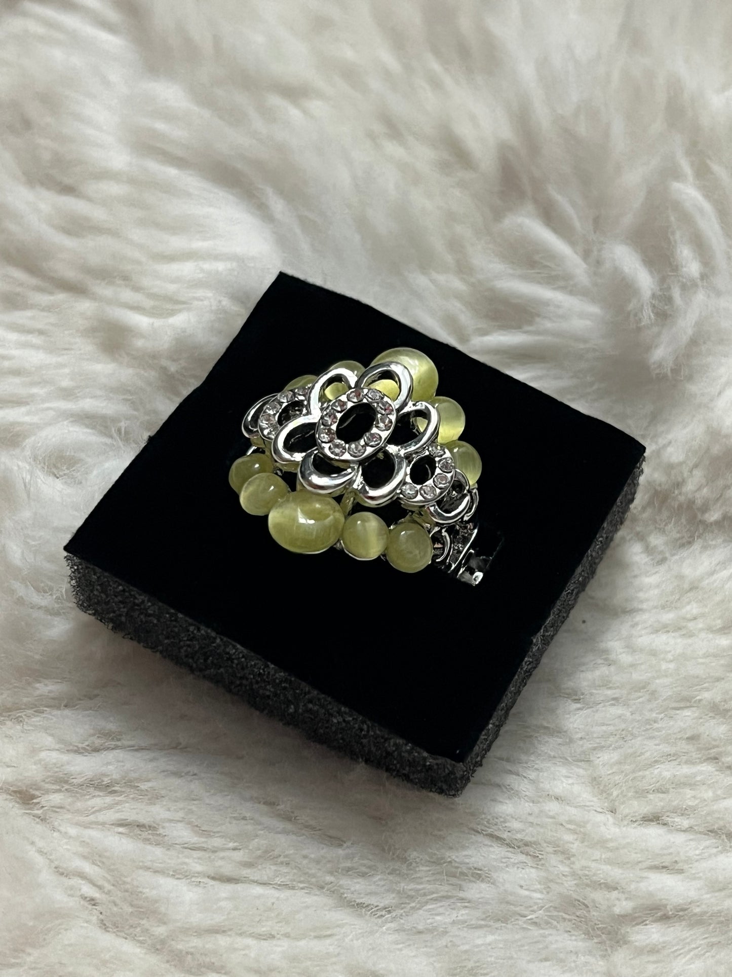 Lemon Bloom Paparazzi Ring