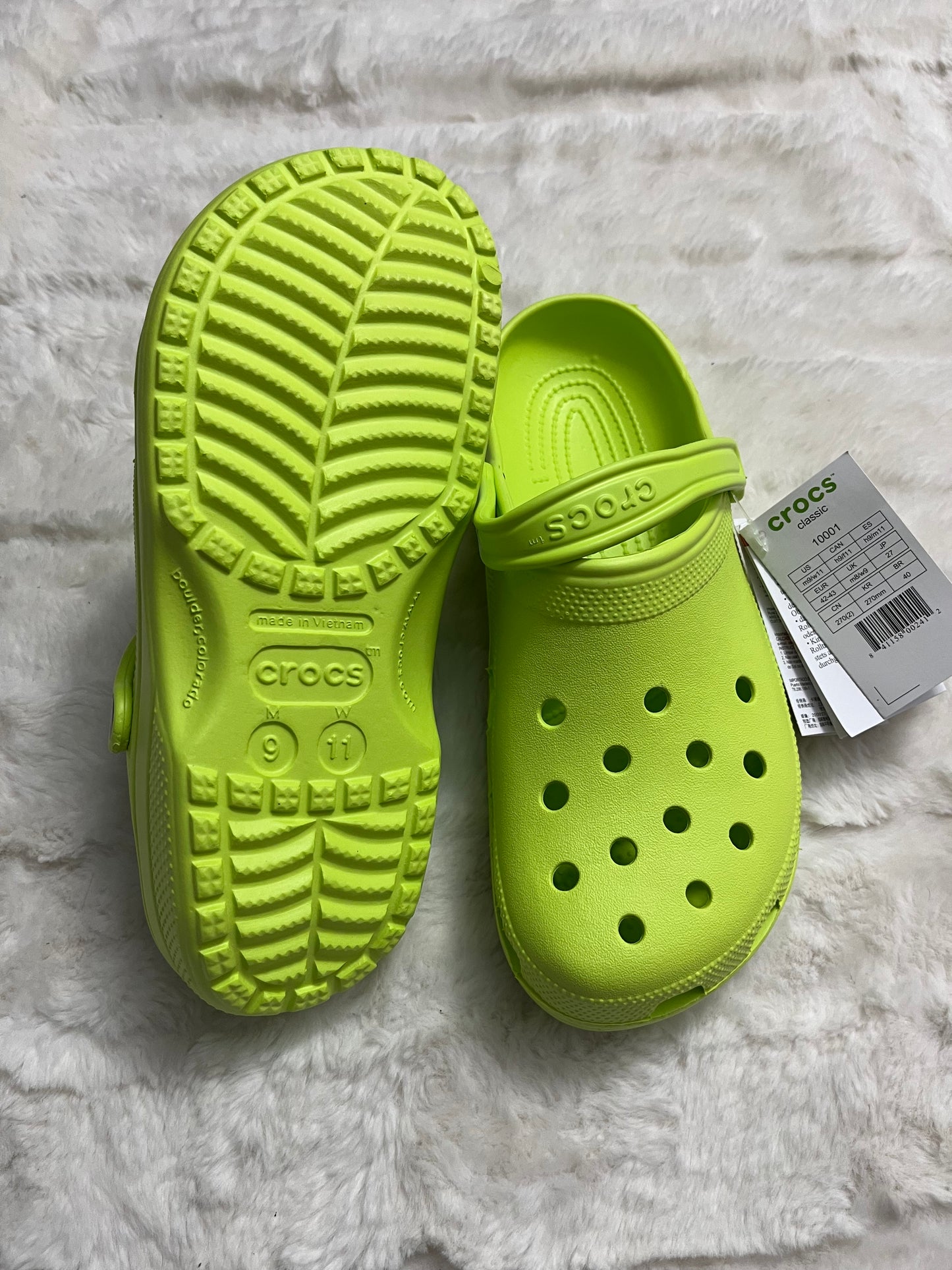 Lime Green Crocs