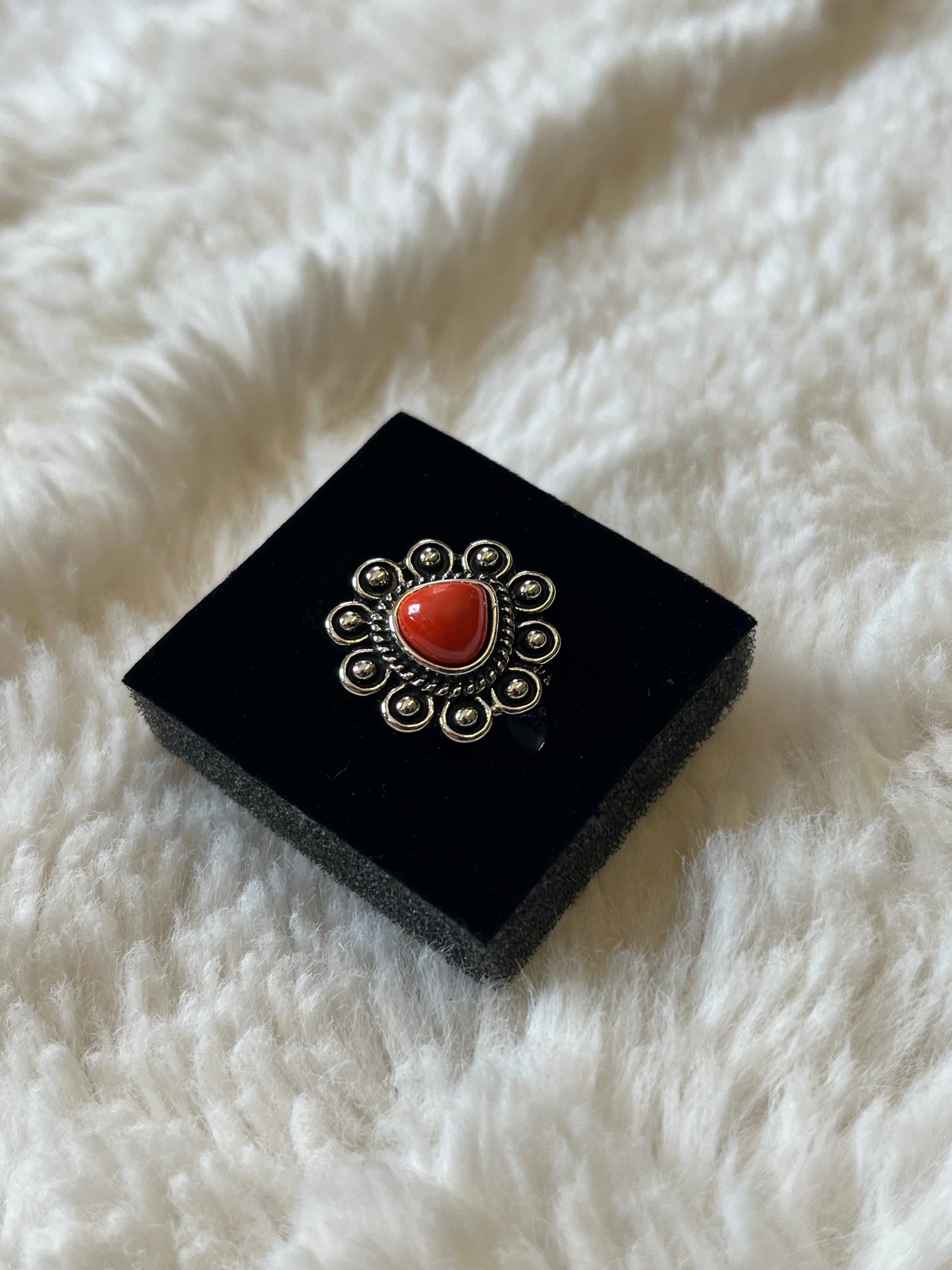 Crimson Petal Paparazzi Ring