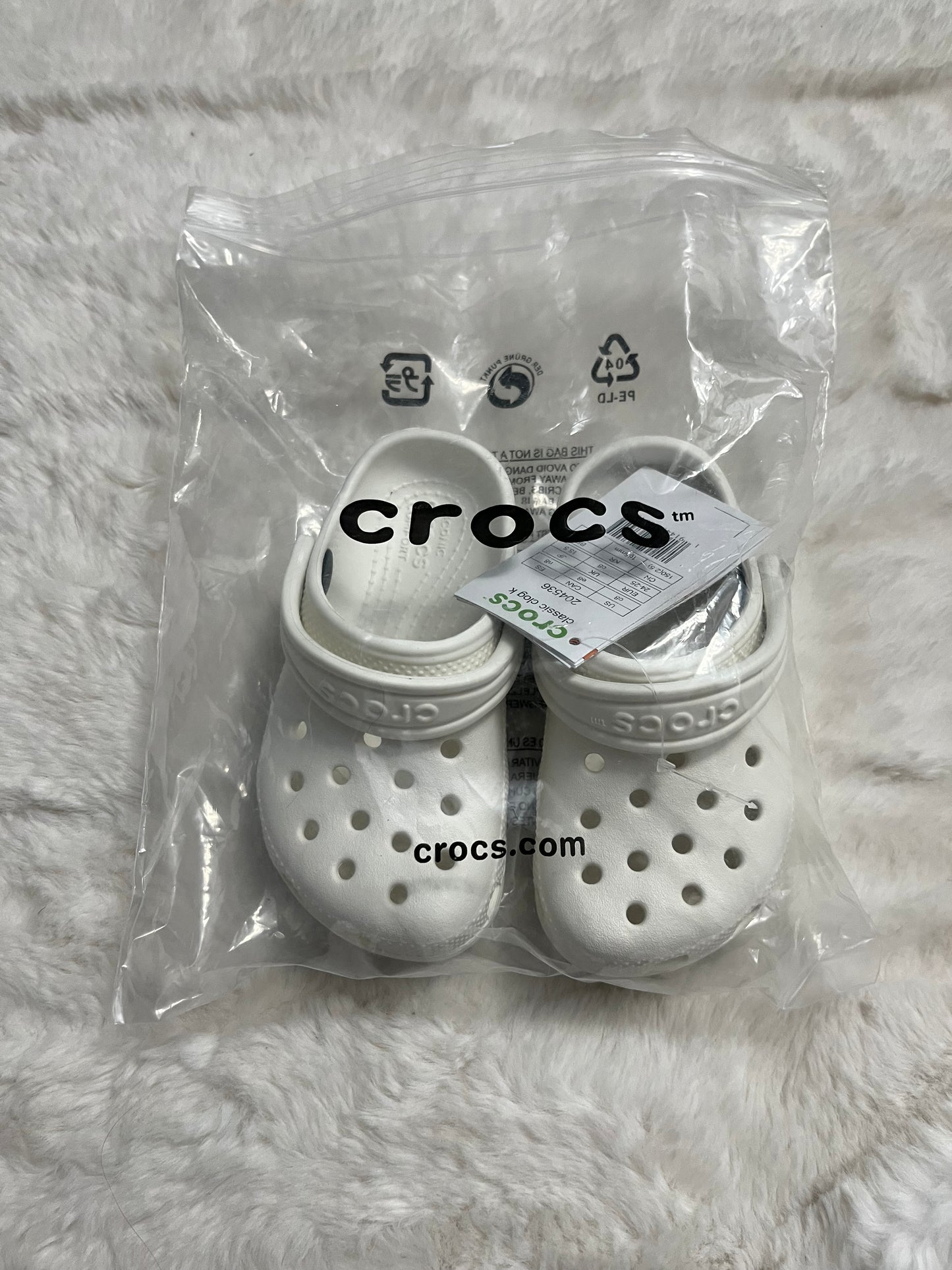 White Crocs