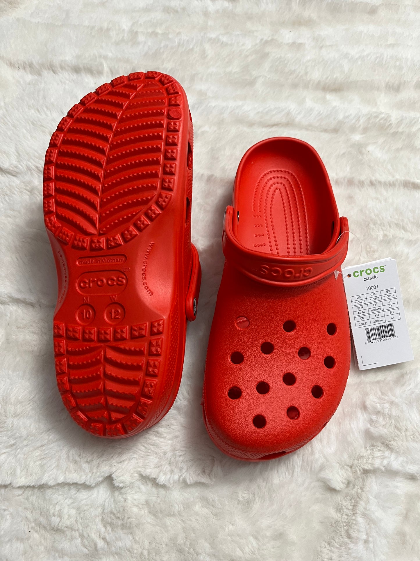 Red Crocs