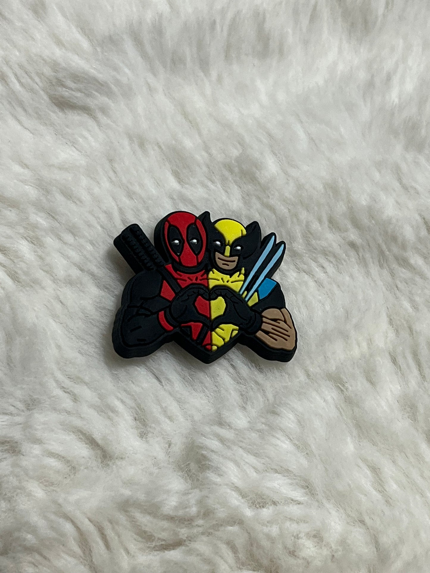 Deadpool and Wolverine Croc Charms