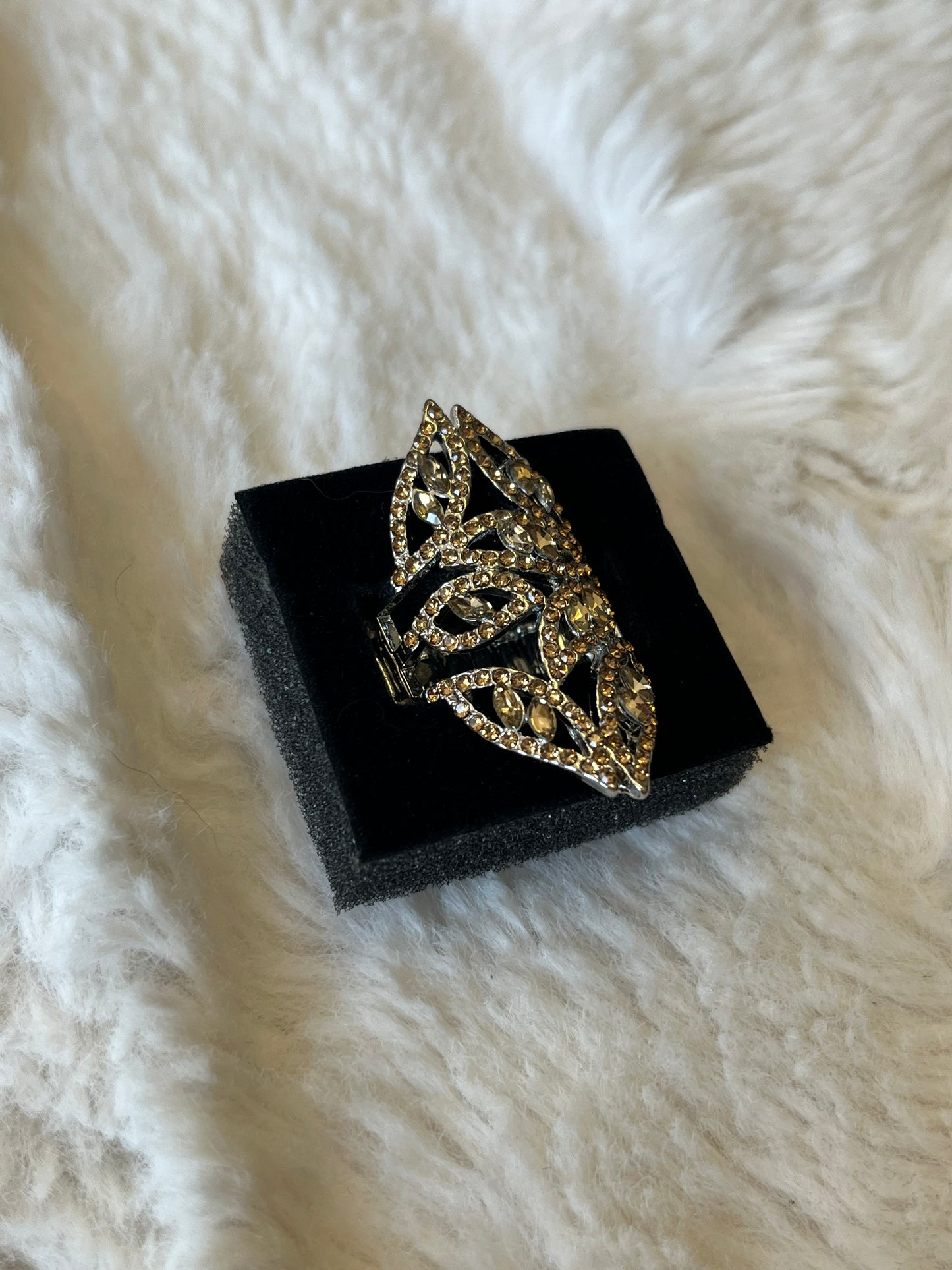 Golden Cascade Ring