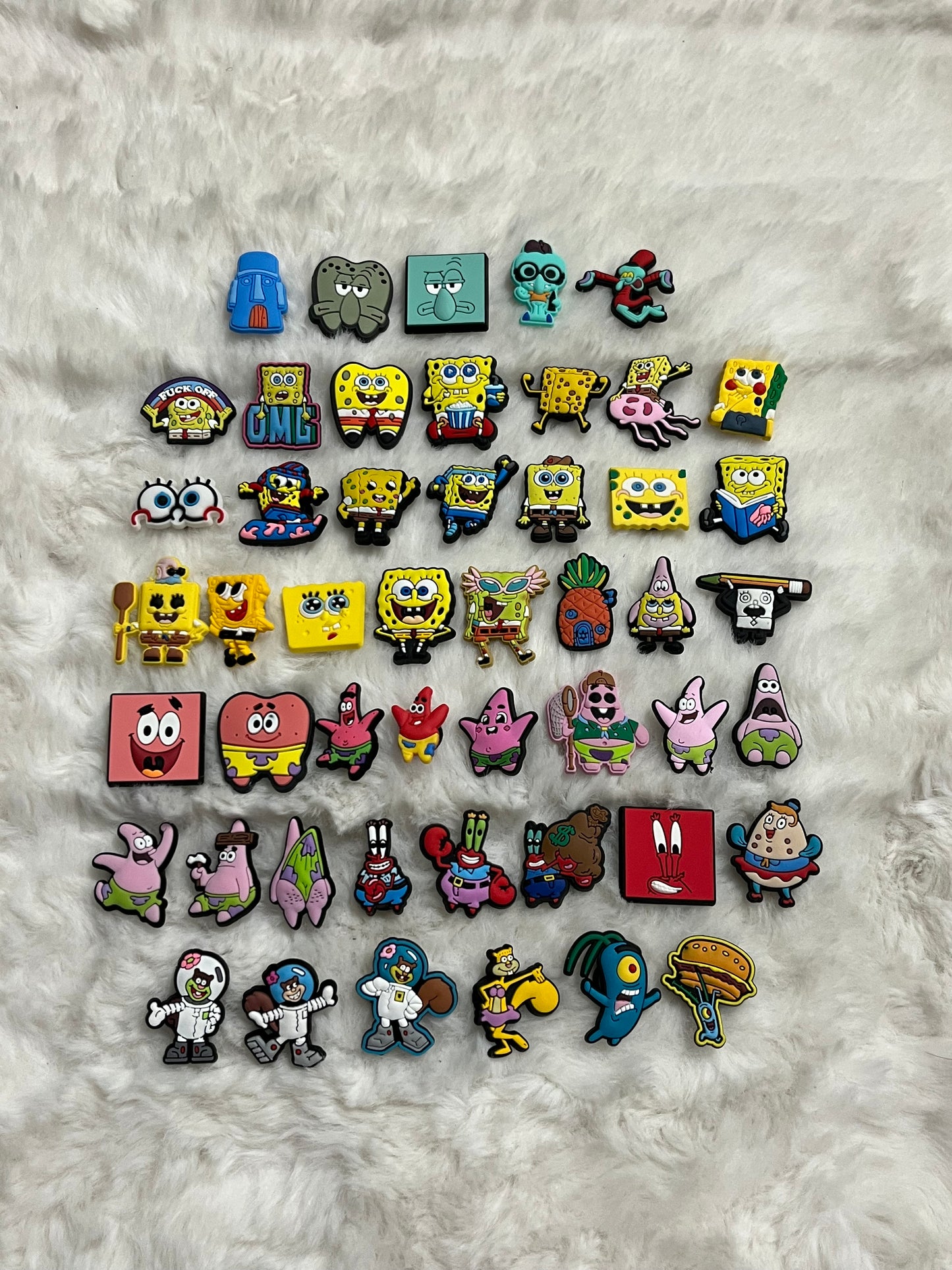 Spongebob Squarepants Croc Charm Set
