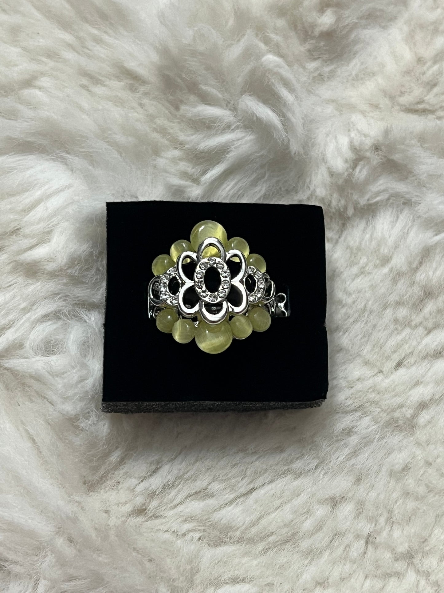 Lemon Bloom Paparazzi Ring