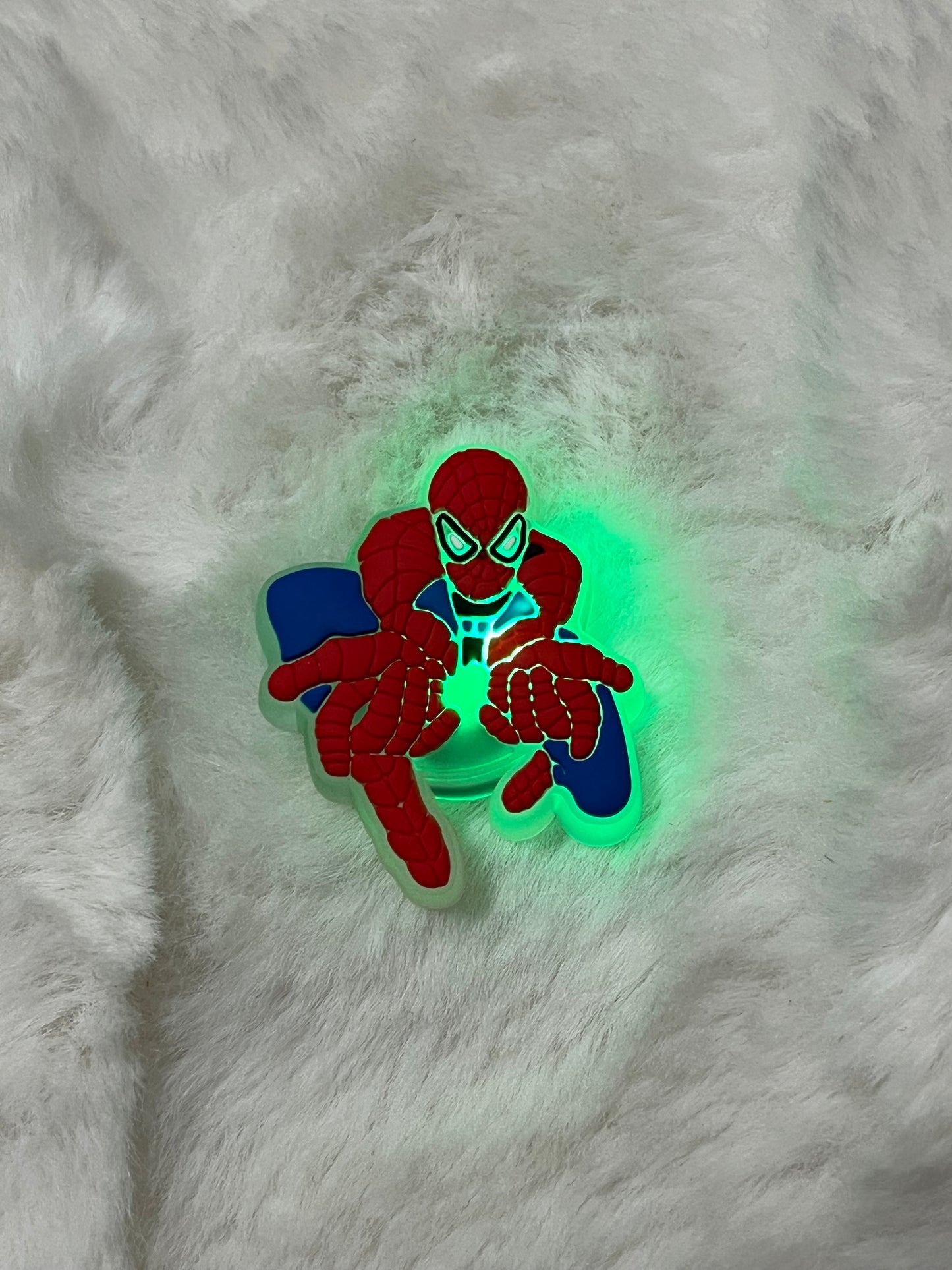 Light Up Spiderman Croc Charm