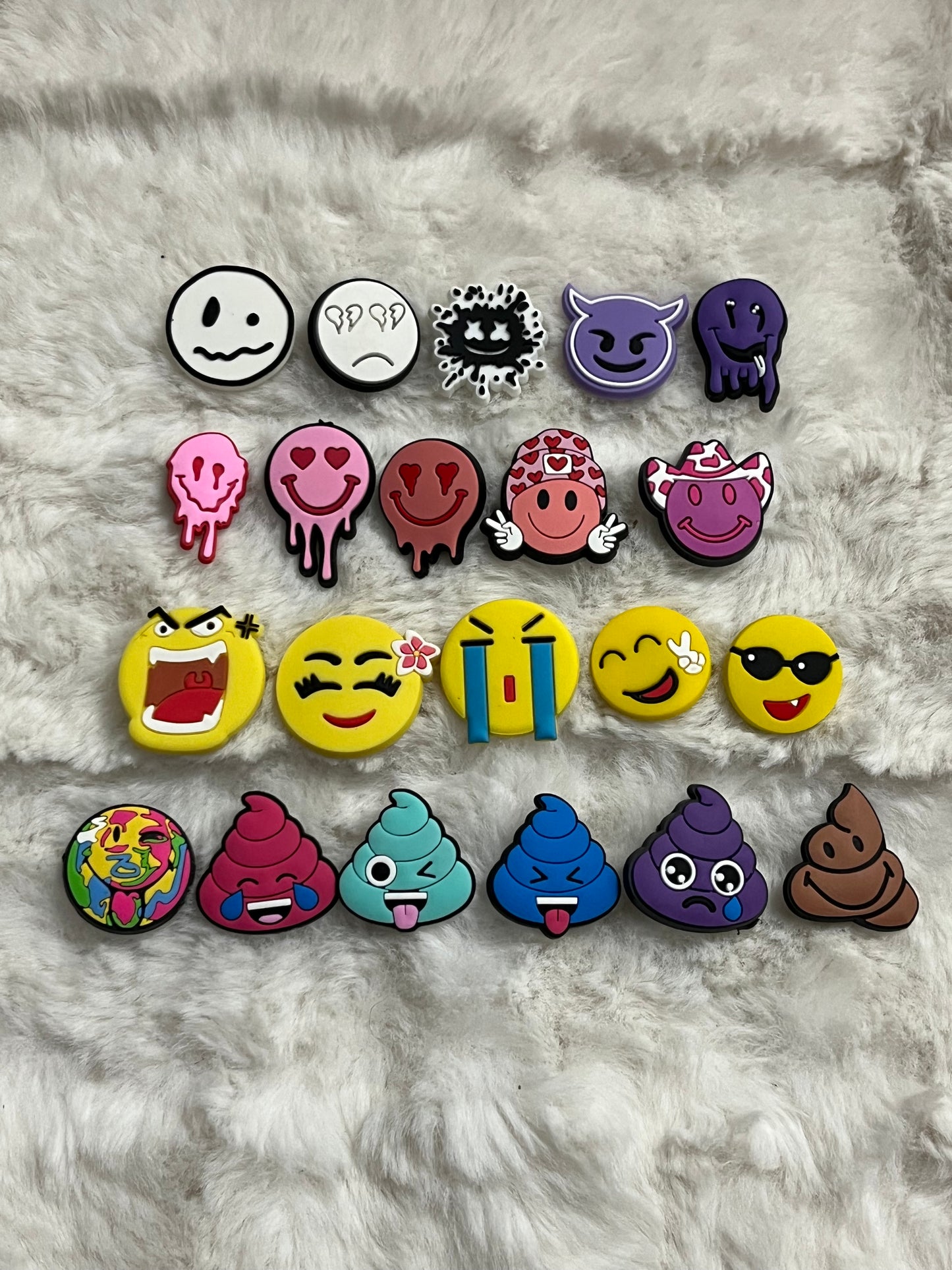 Emoji Croc Charms