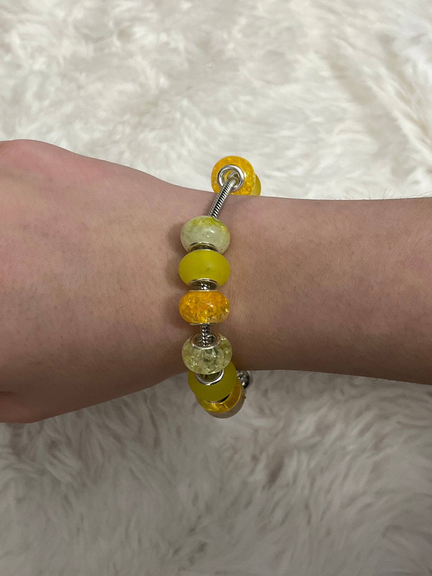 Citrus Glow Charm Bracelet
