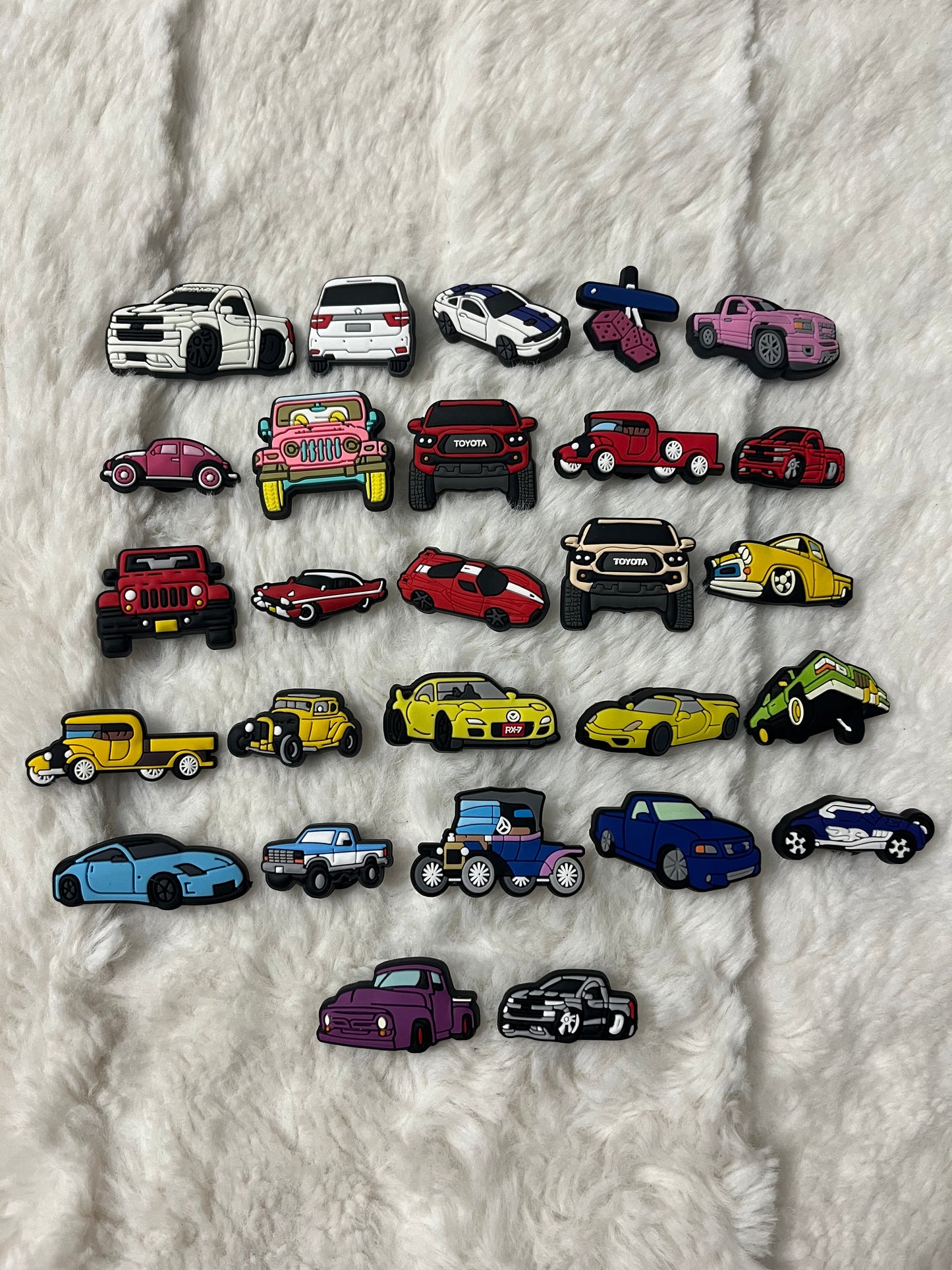 Automobile Shoe Charms