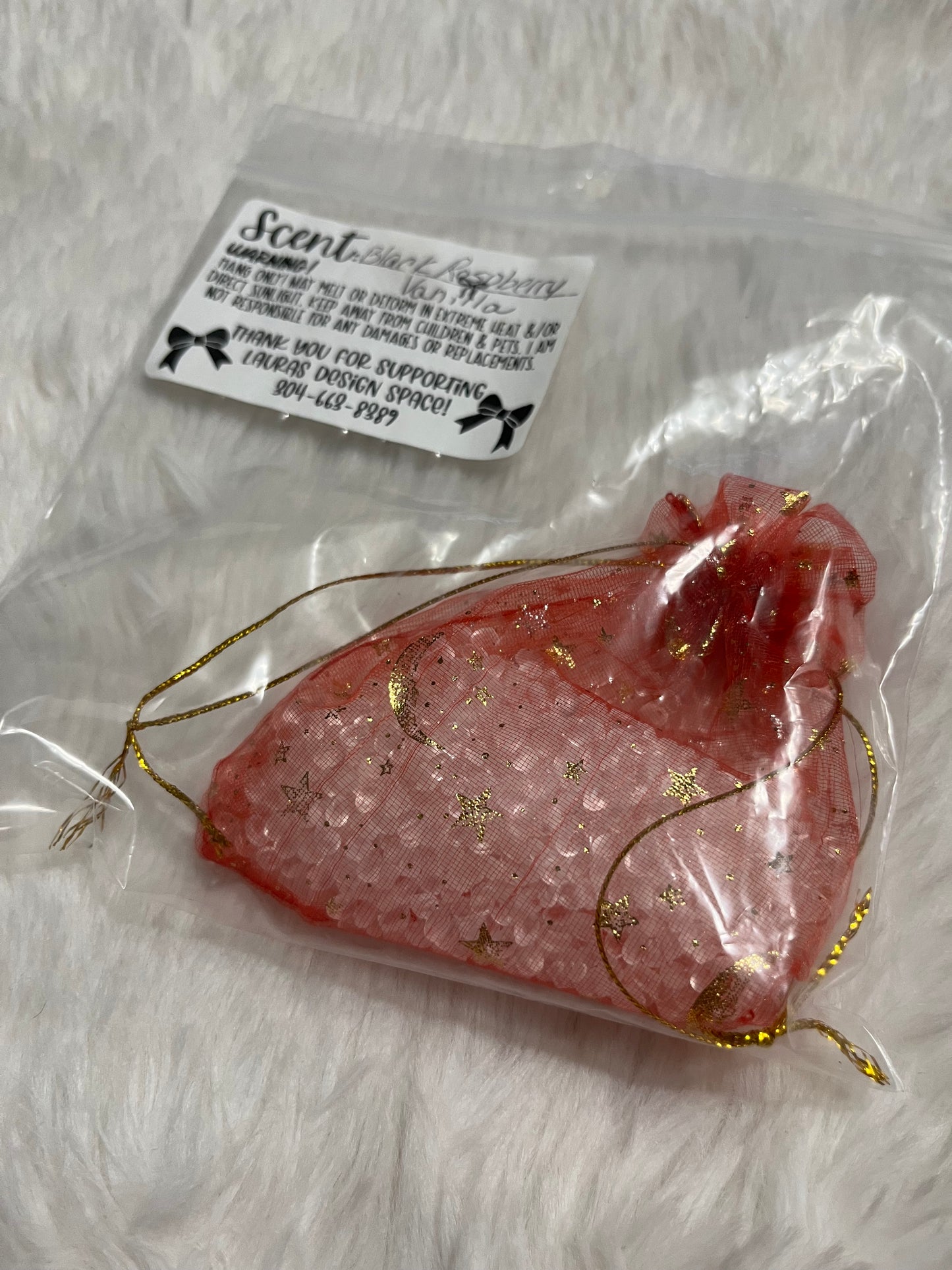 Black Raspberry Vanilla Freshie Satchel