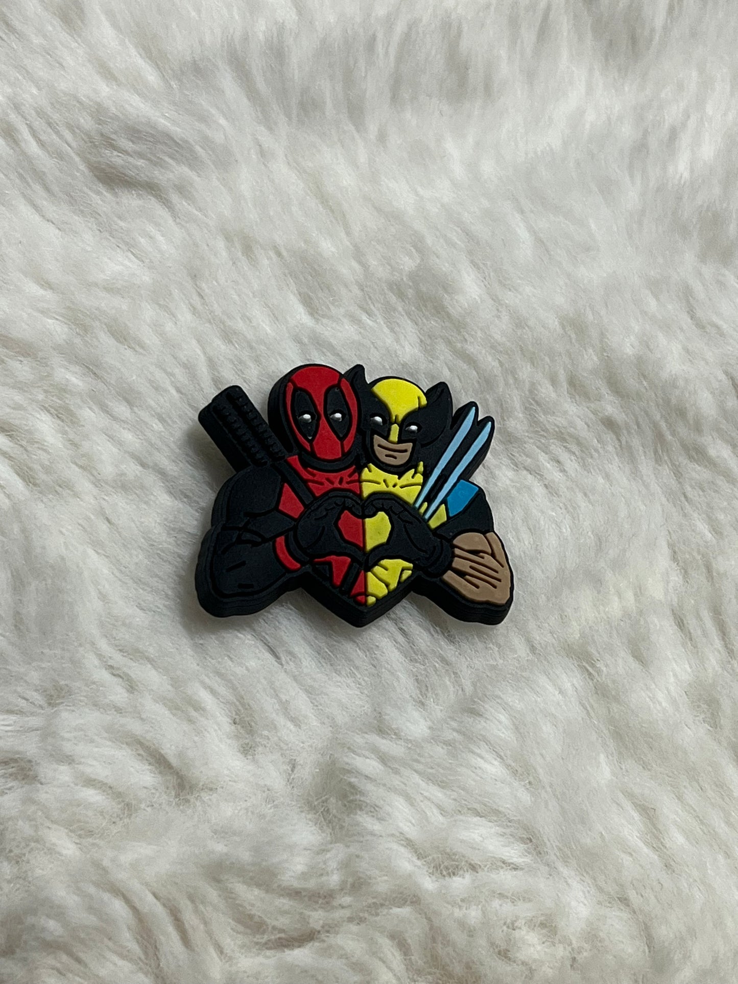 Deadpool and Wolverine Croc Charms