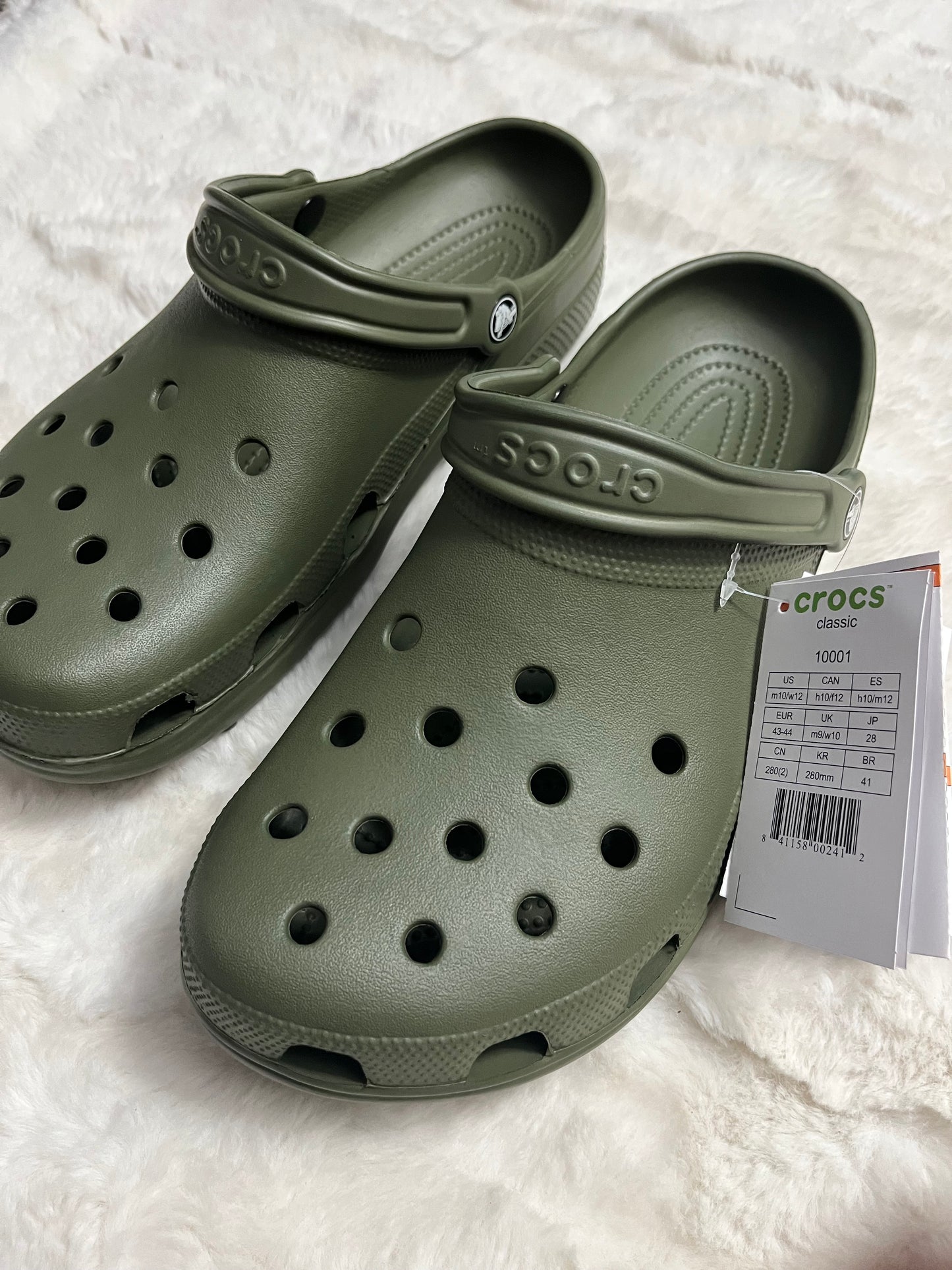 Army Green Crocs
