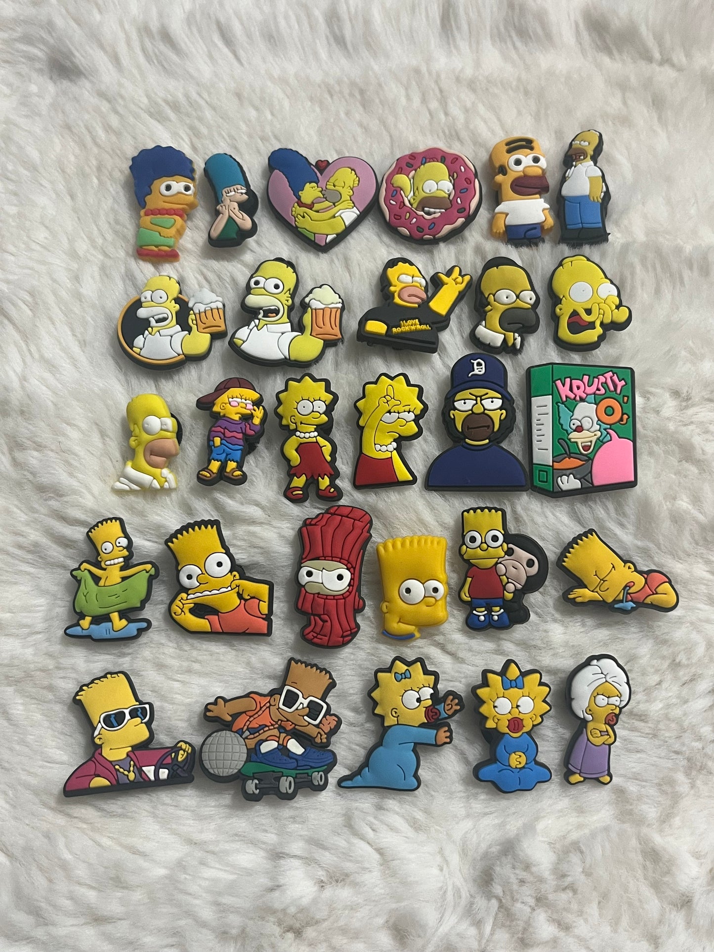 Simpsons Shoe Charms