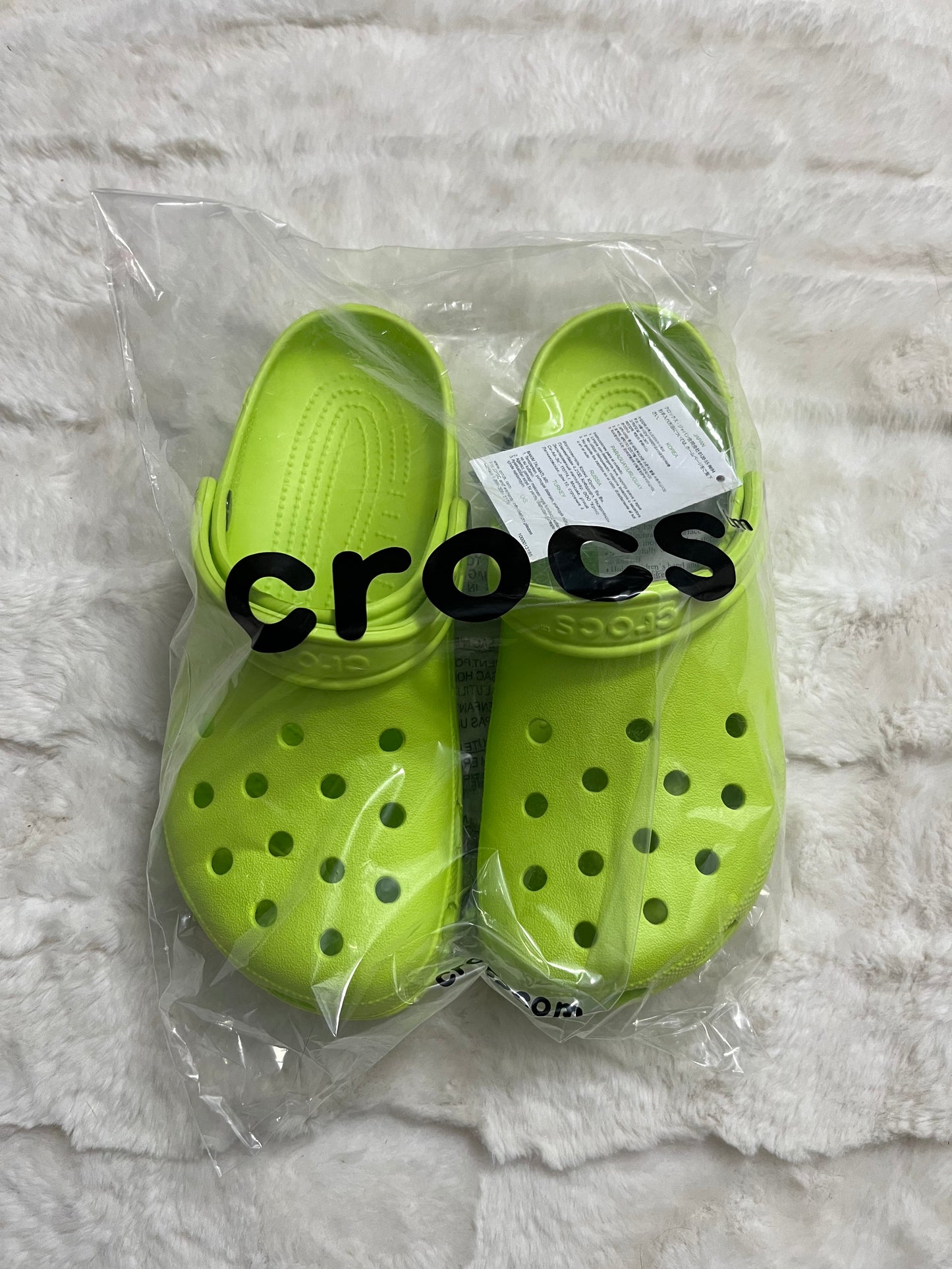 Lime Green Crocs