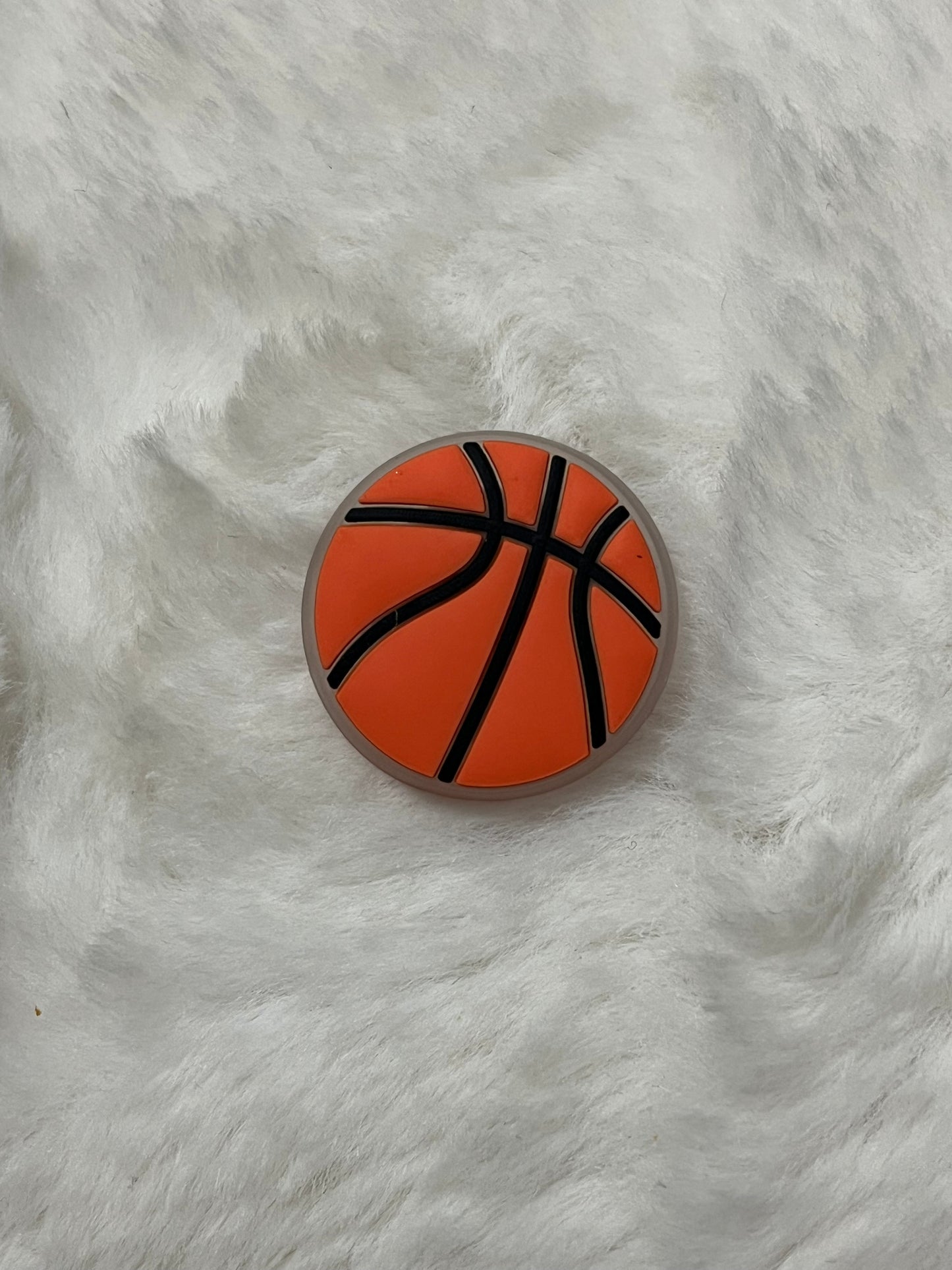 Light Up Basketball Croc Charm