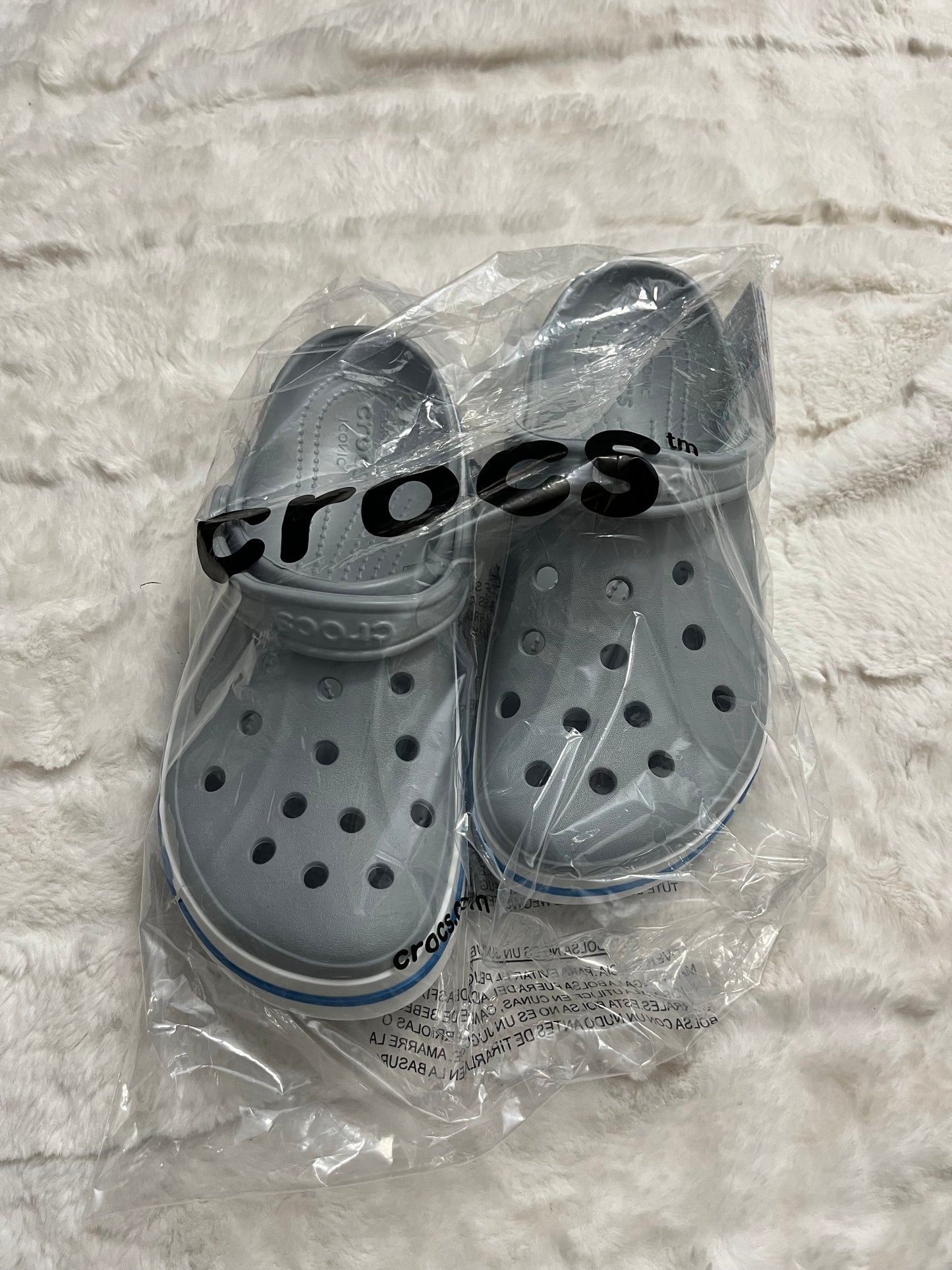 Gray Bayaband Crocs