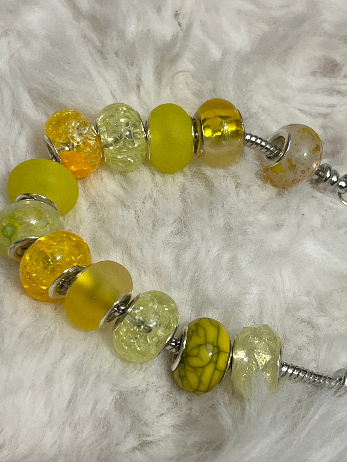 Citrus Glow Charm Bracelet
