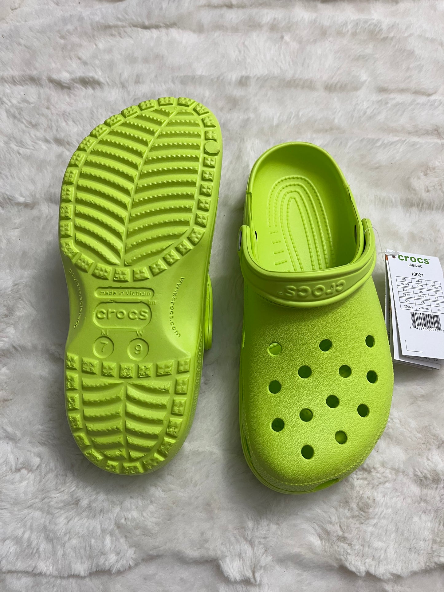 Lime Green Crocs
