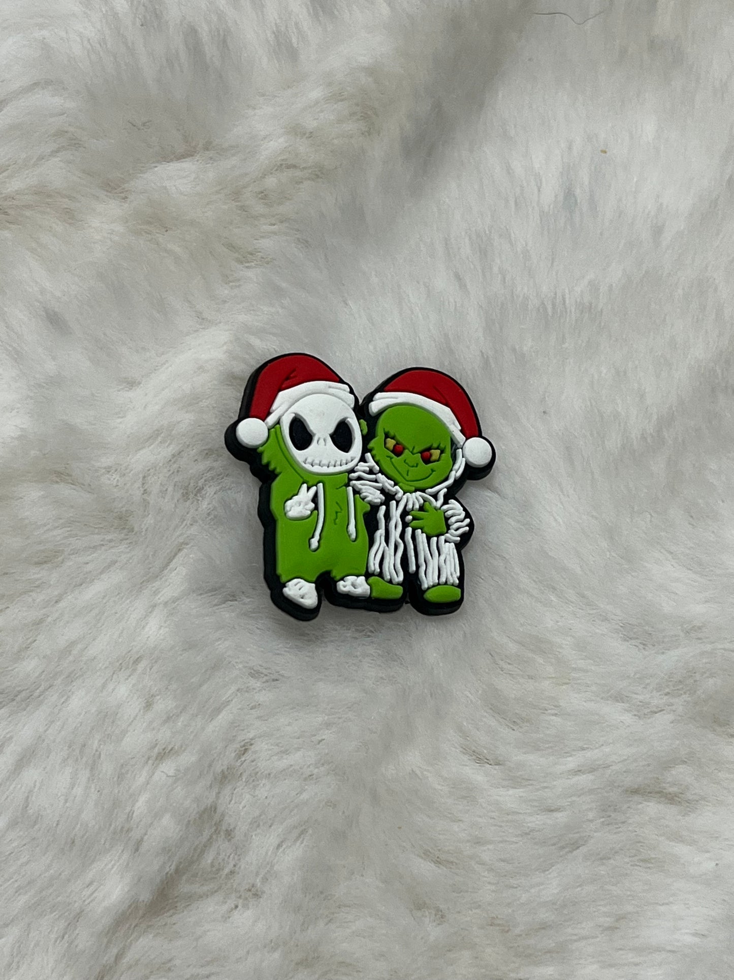 Grinch Croc Charms