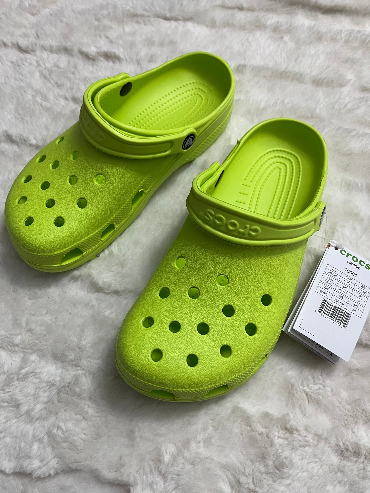 Lime Green Crocs