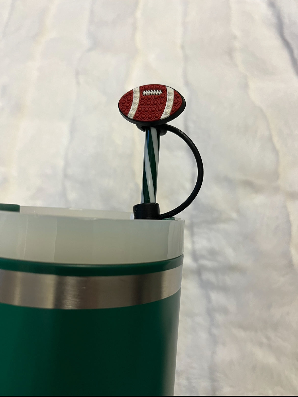 Football Straw Topper