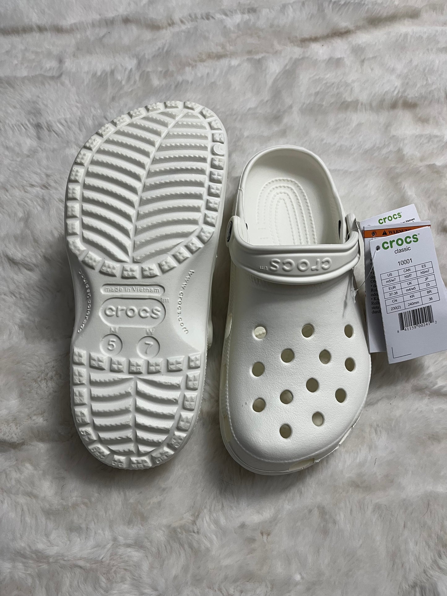 White Crocs