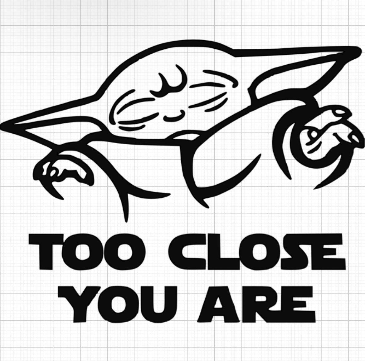 Mandalorian Car Decal