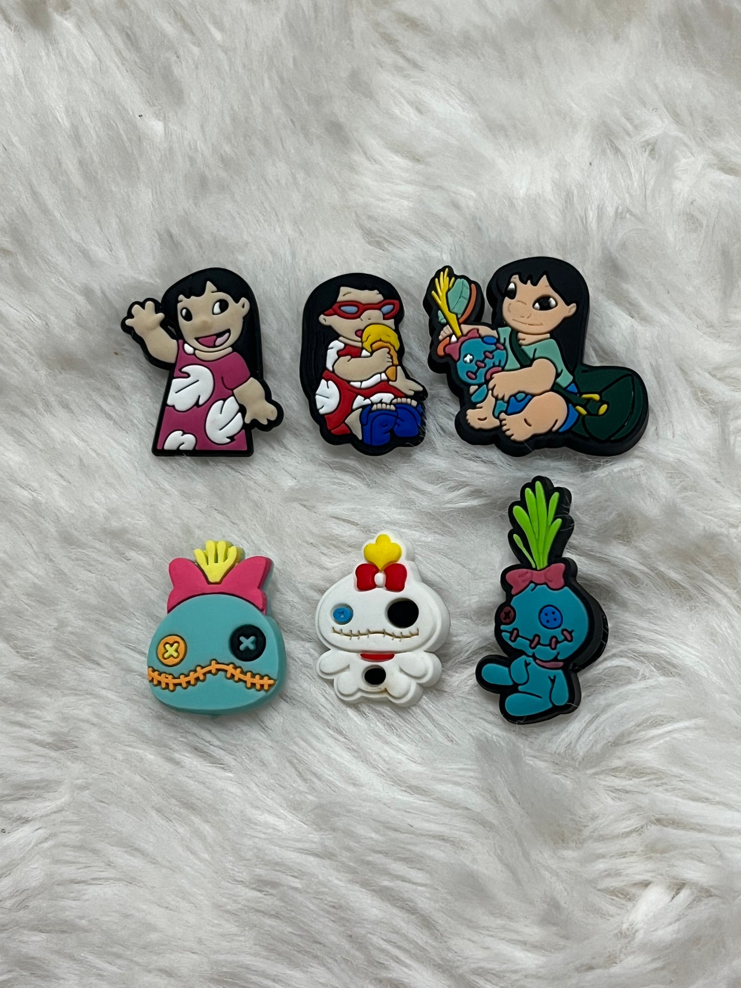 Lilo and Stitch (Lilo and Scrump) Shoe Charms