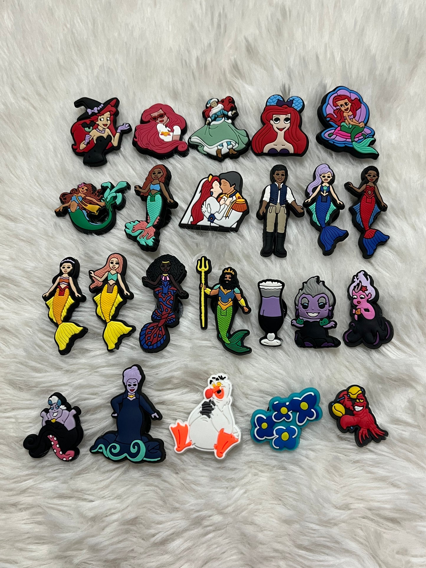 The Little Mermaid Shoe Charms