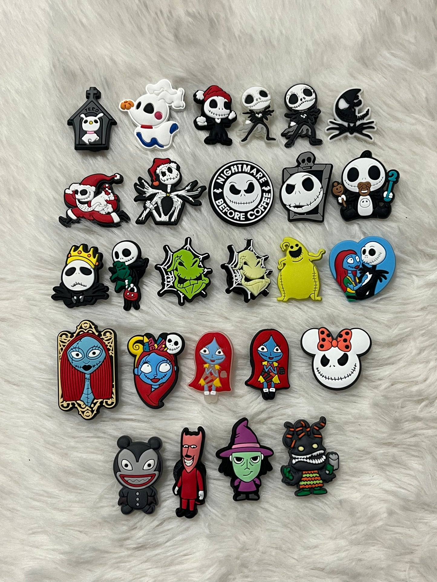 Nightmare Before Christmas Shoe Charms