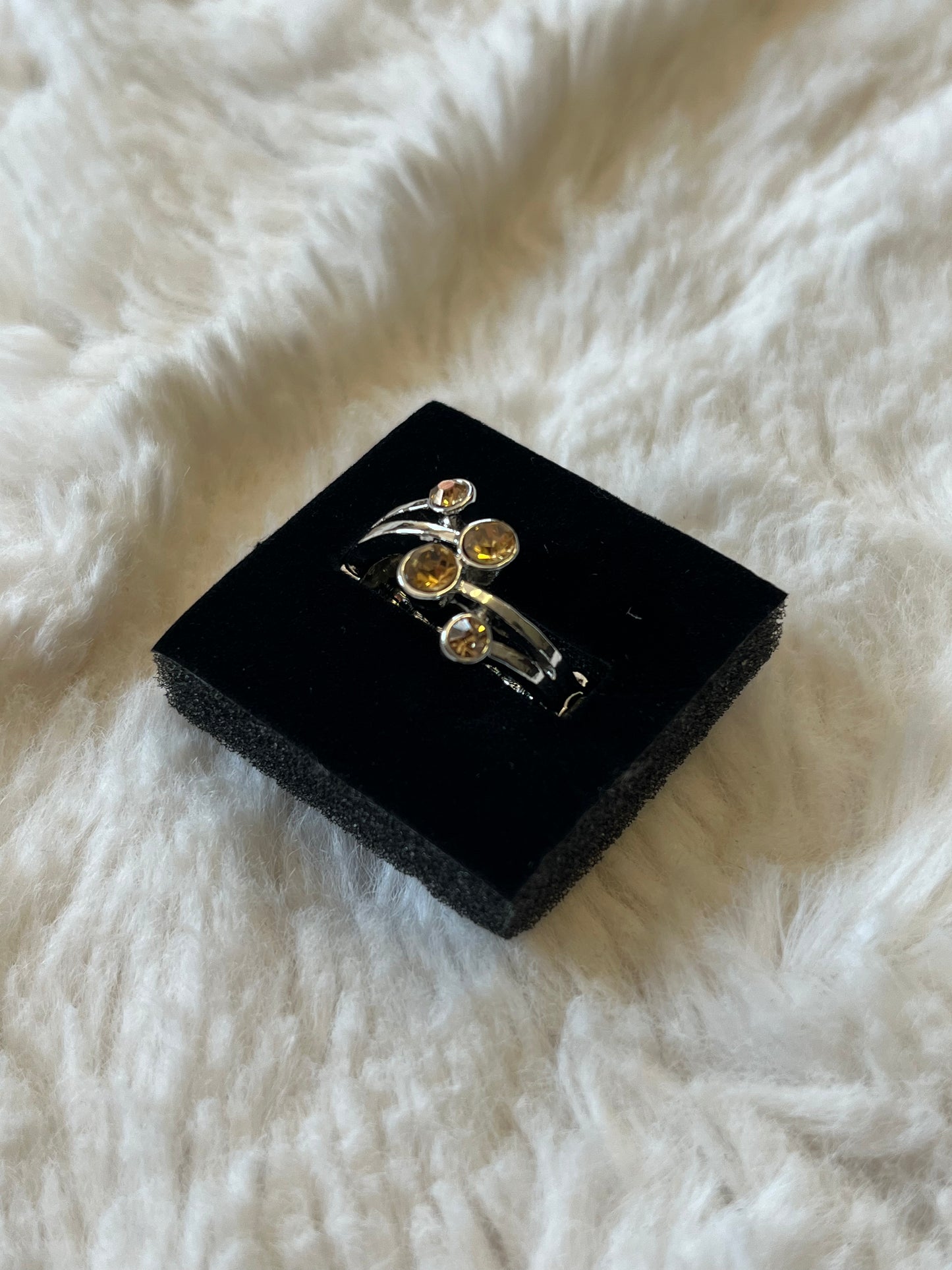 Golden Orbit Ring