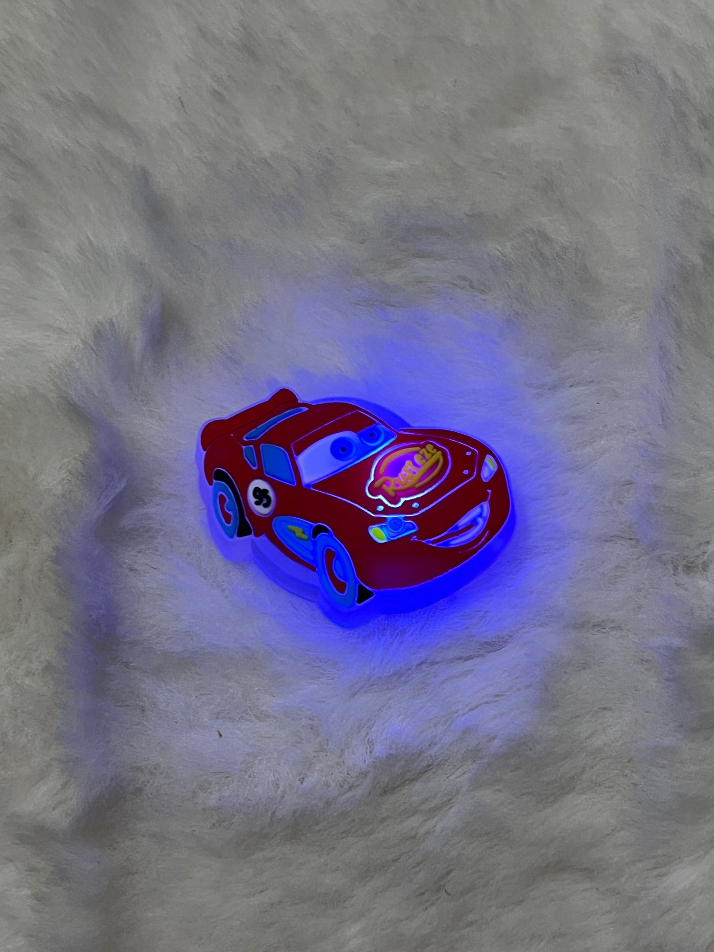 Light Up Cars Croc Charm