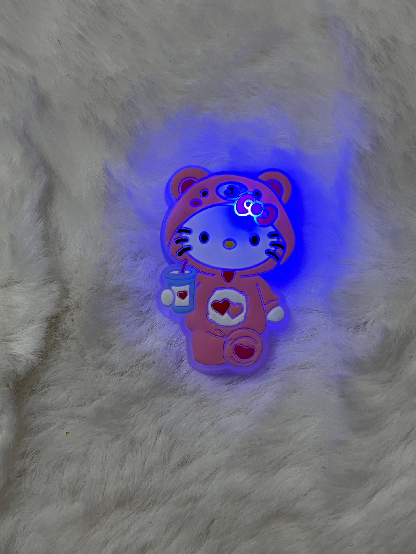 Light Up Hello Kitty Croc Charm