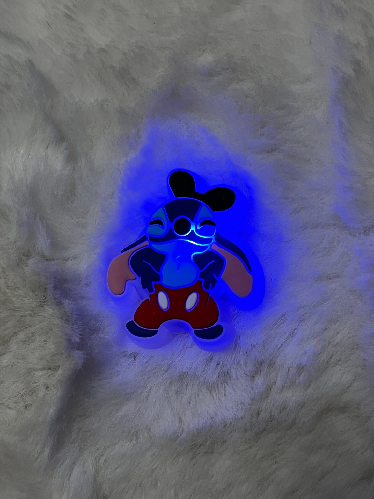 Light Up Lilo and Stitch Croc Charm
