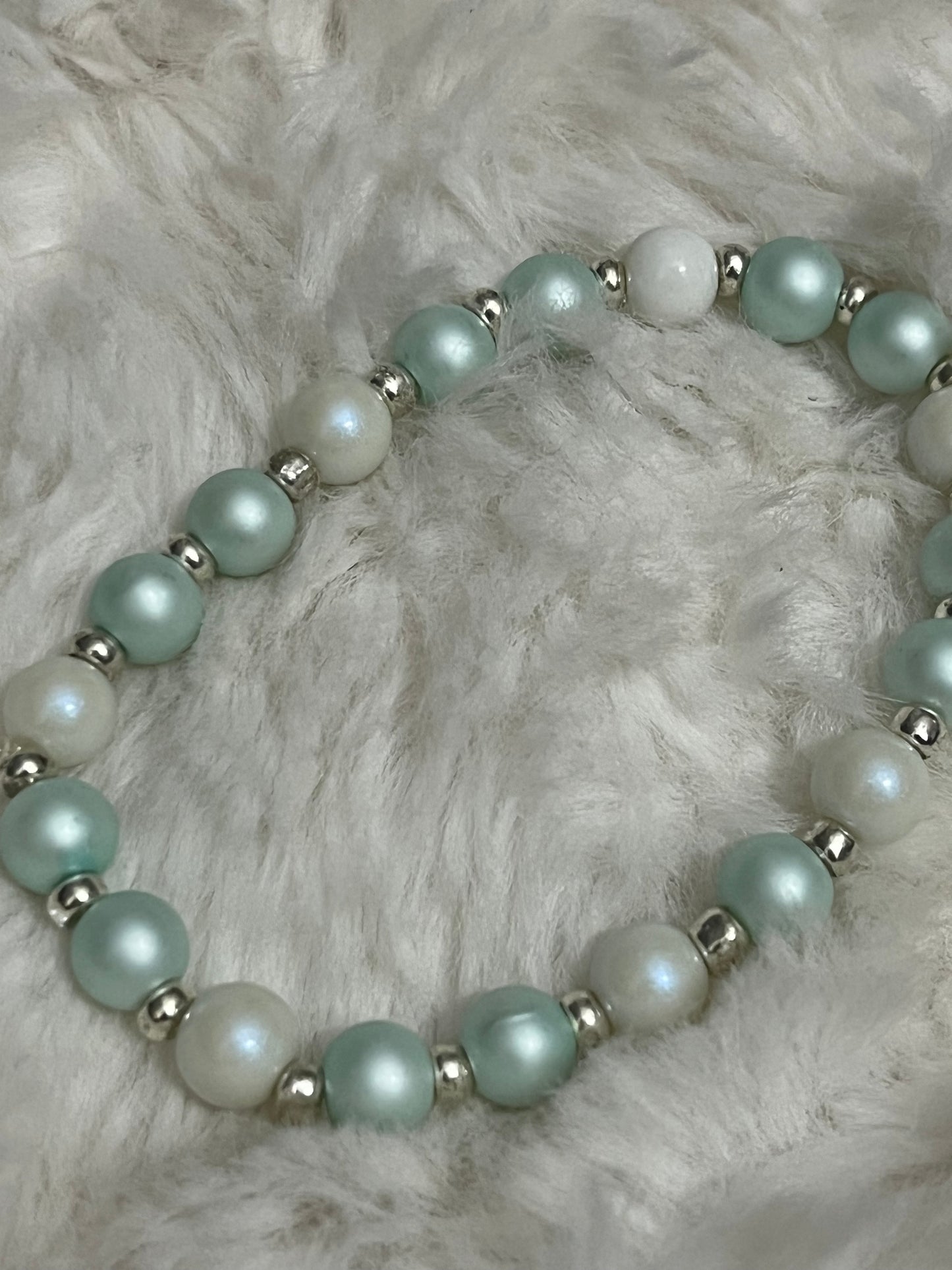 Seafoam Pearl Bracelet