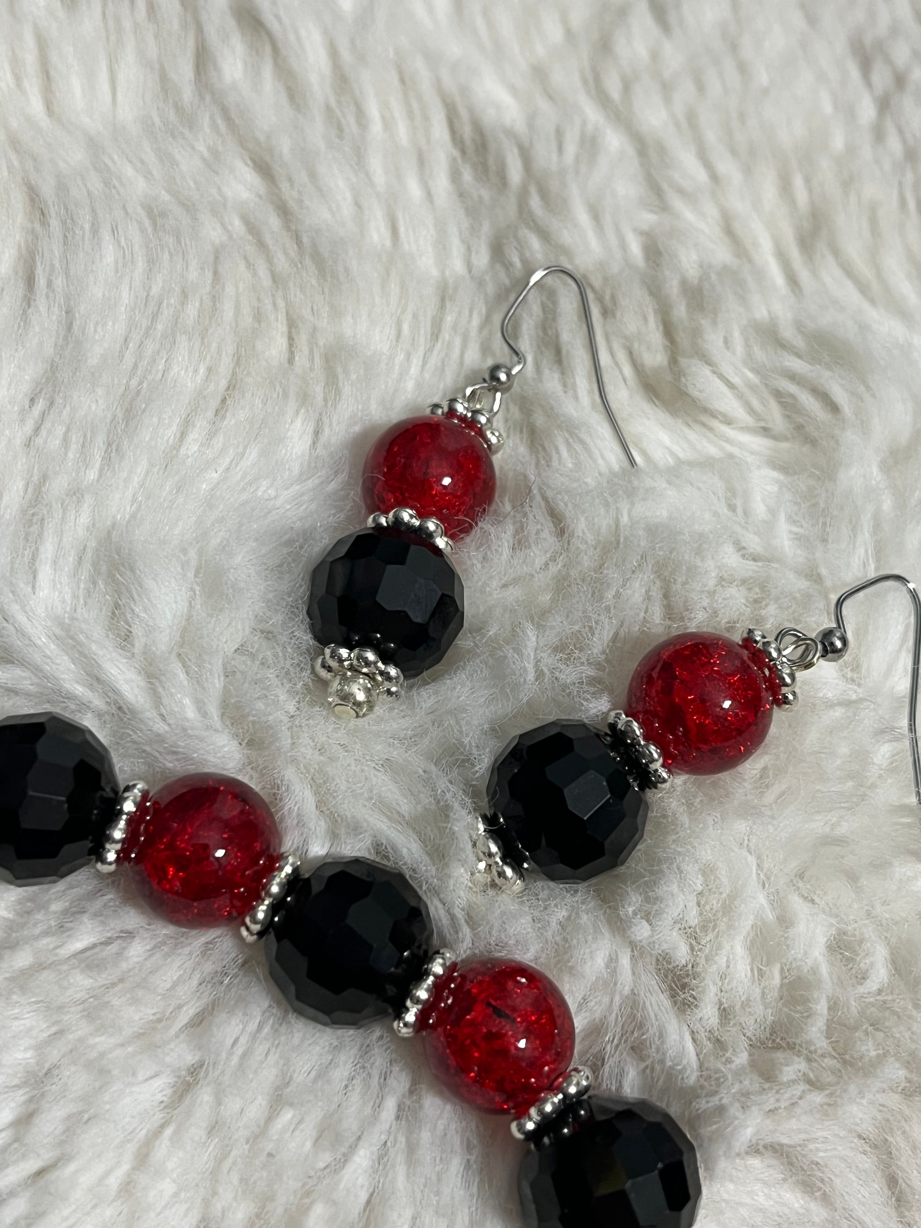 Crimson Night Bracelet Set
