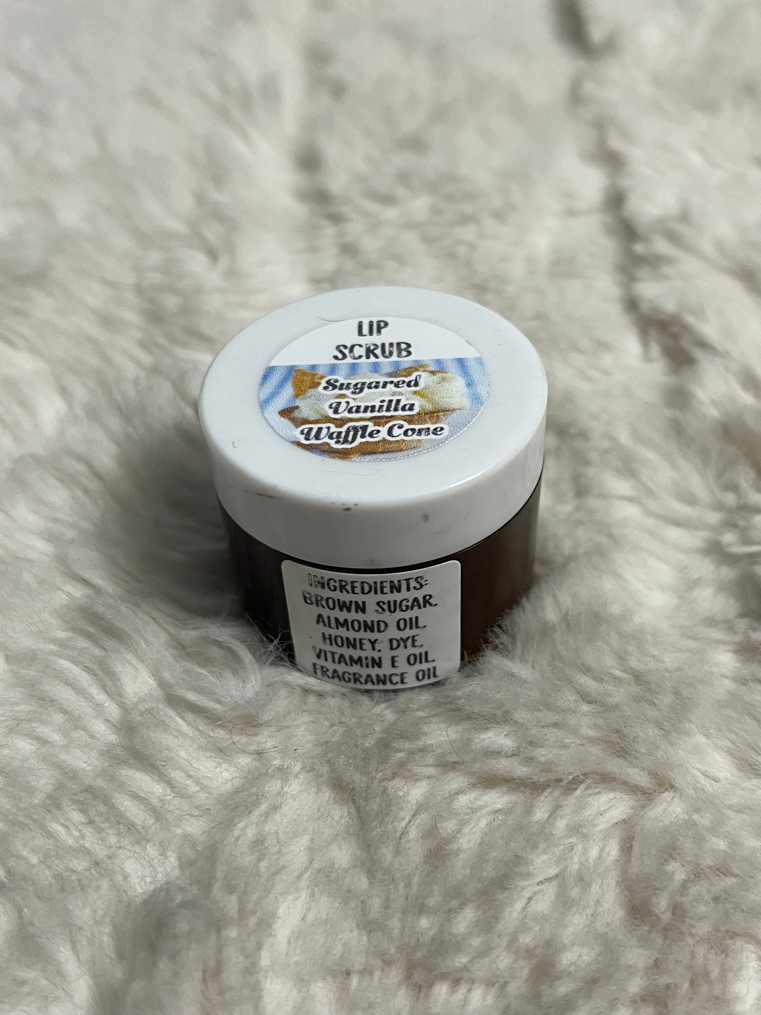 Sugared Vanilla Waffle Cone Lip Scrub