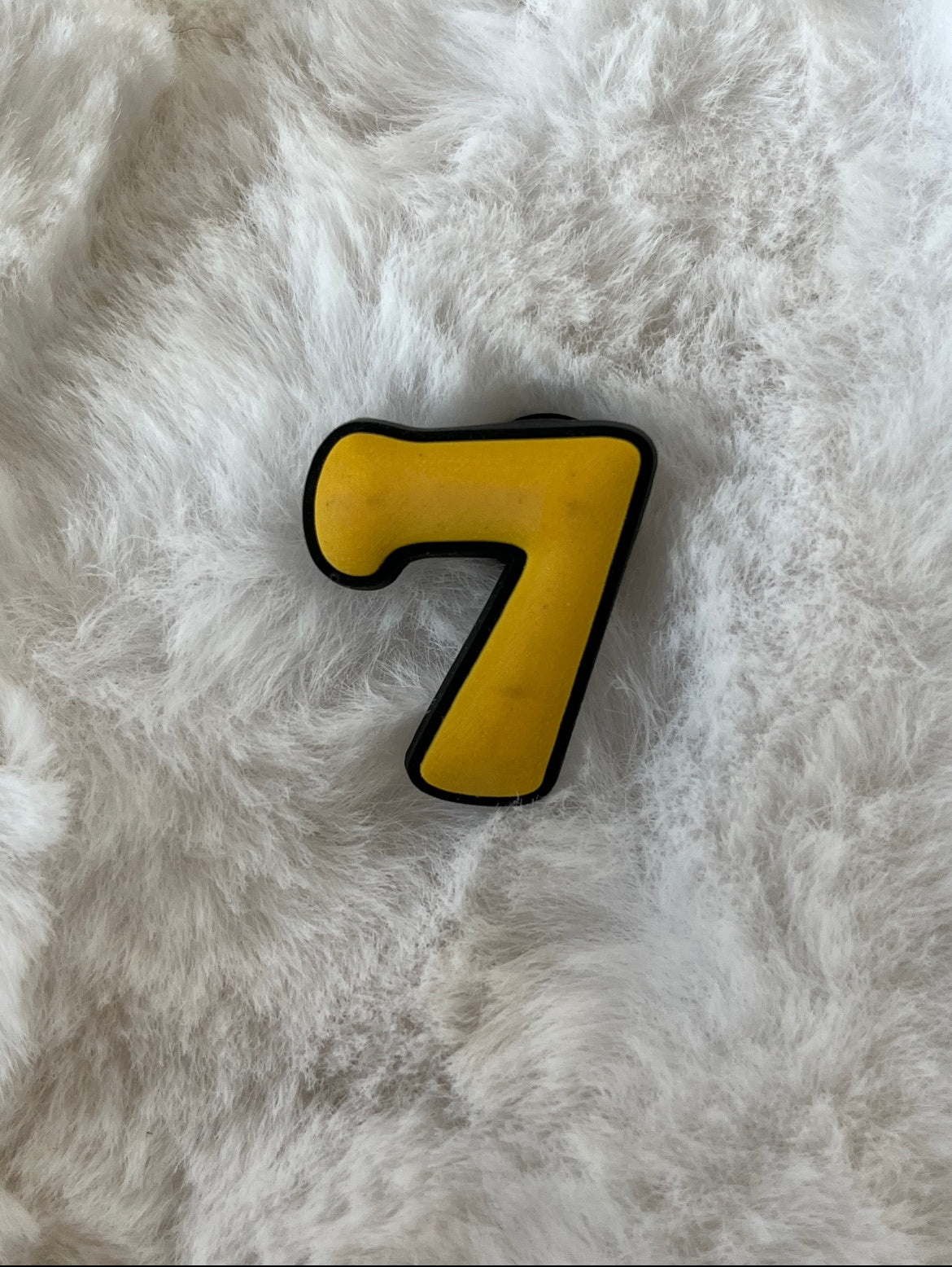 Big Colored Numbers Shoe Charms