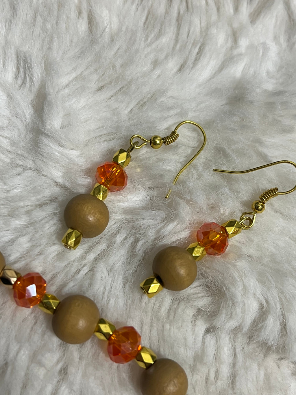 Amber Glowwood Sparkle Bracelet Set