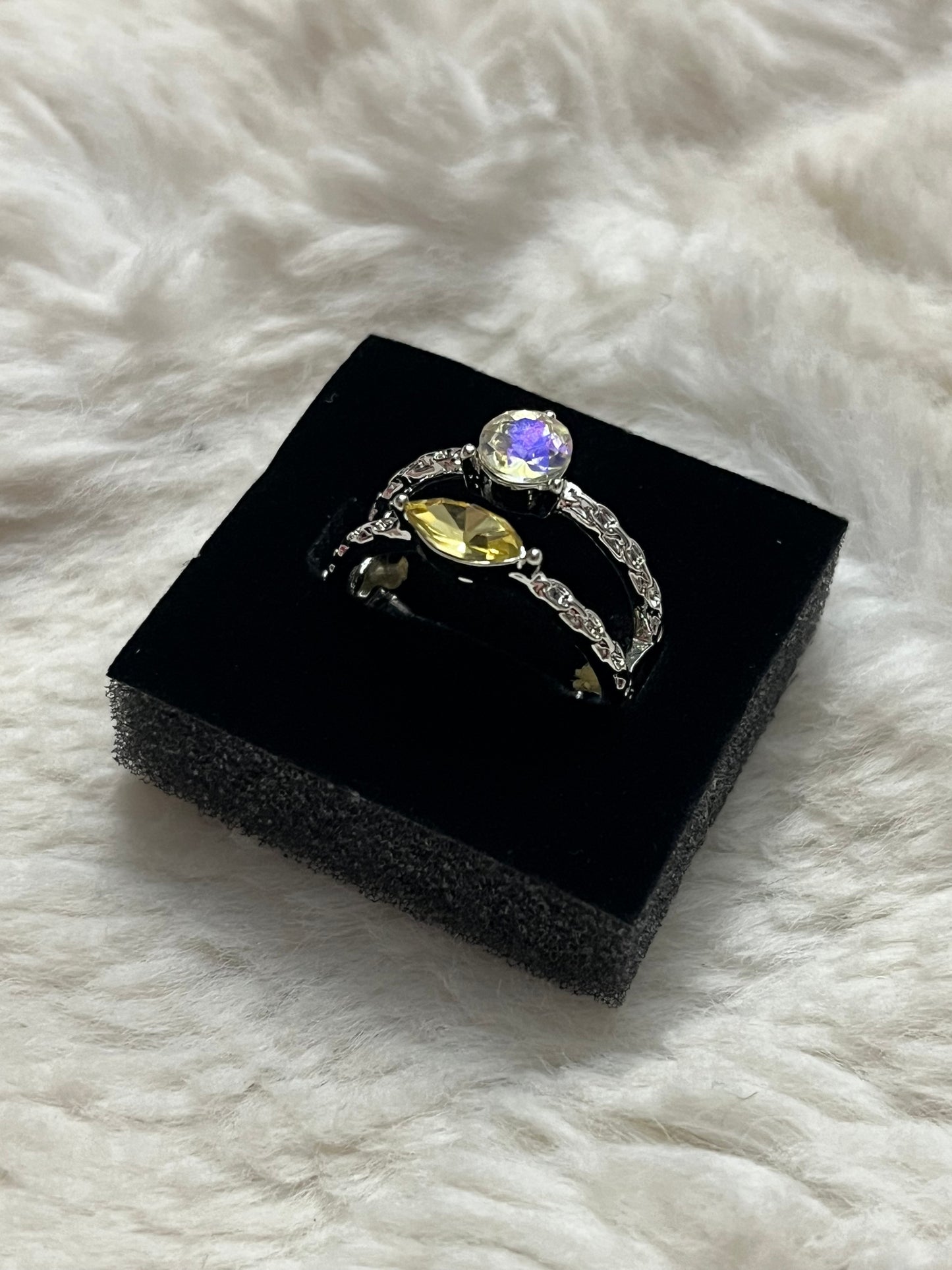 Starlit Crown Ring