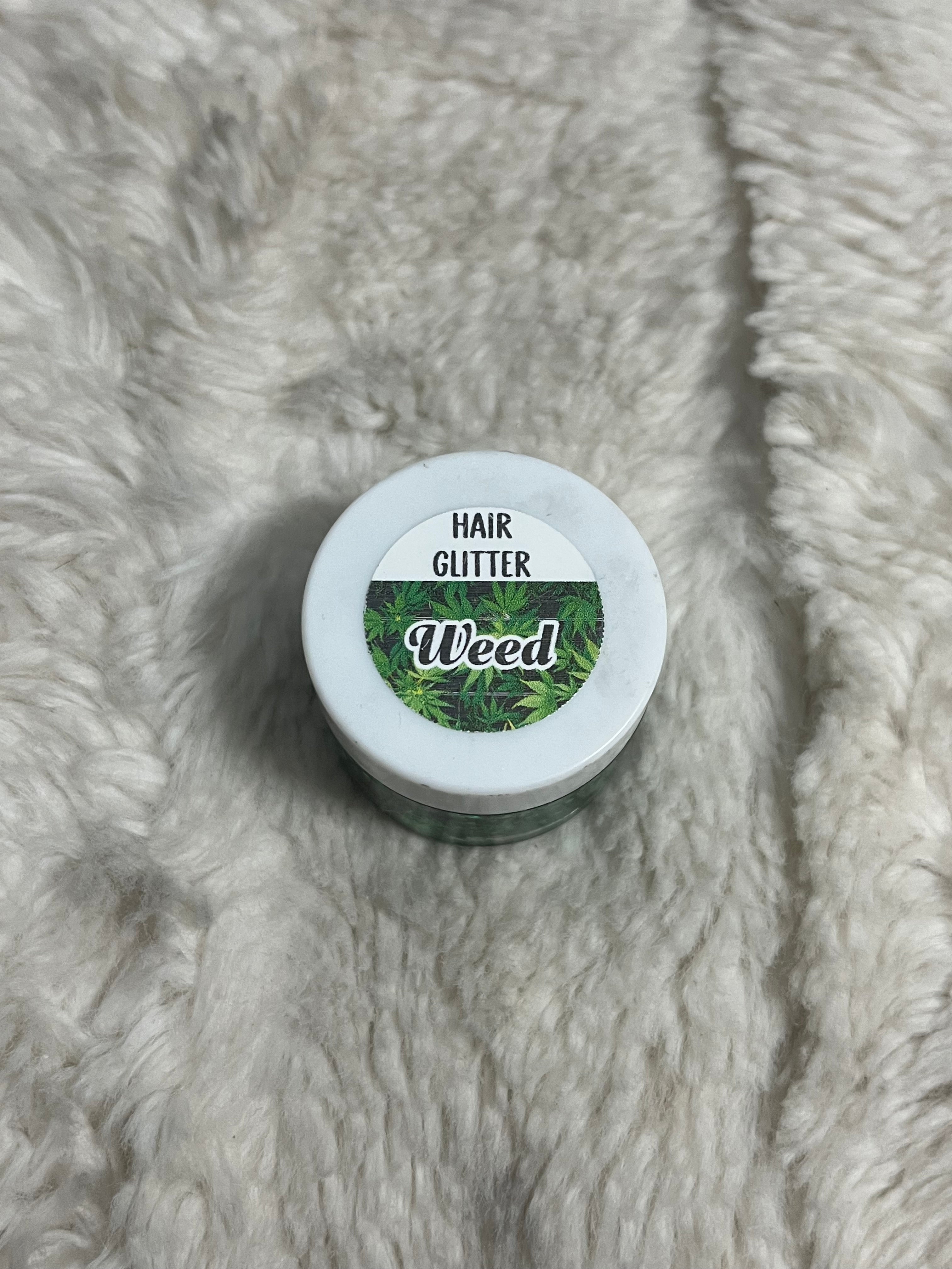 Weed Hair & Body Glitter