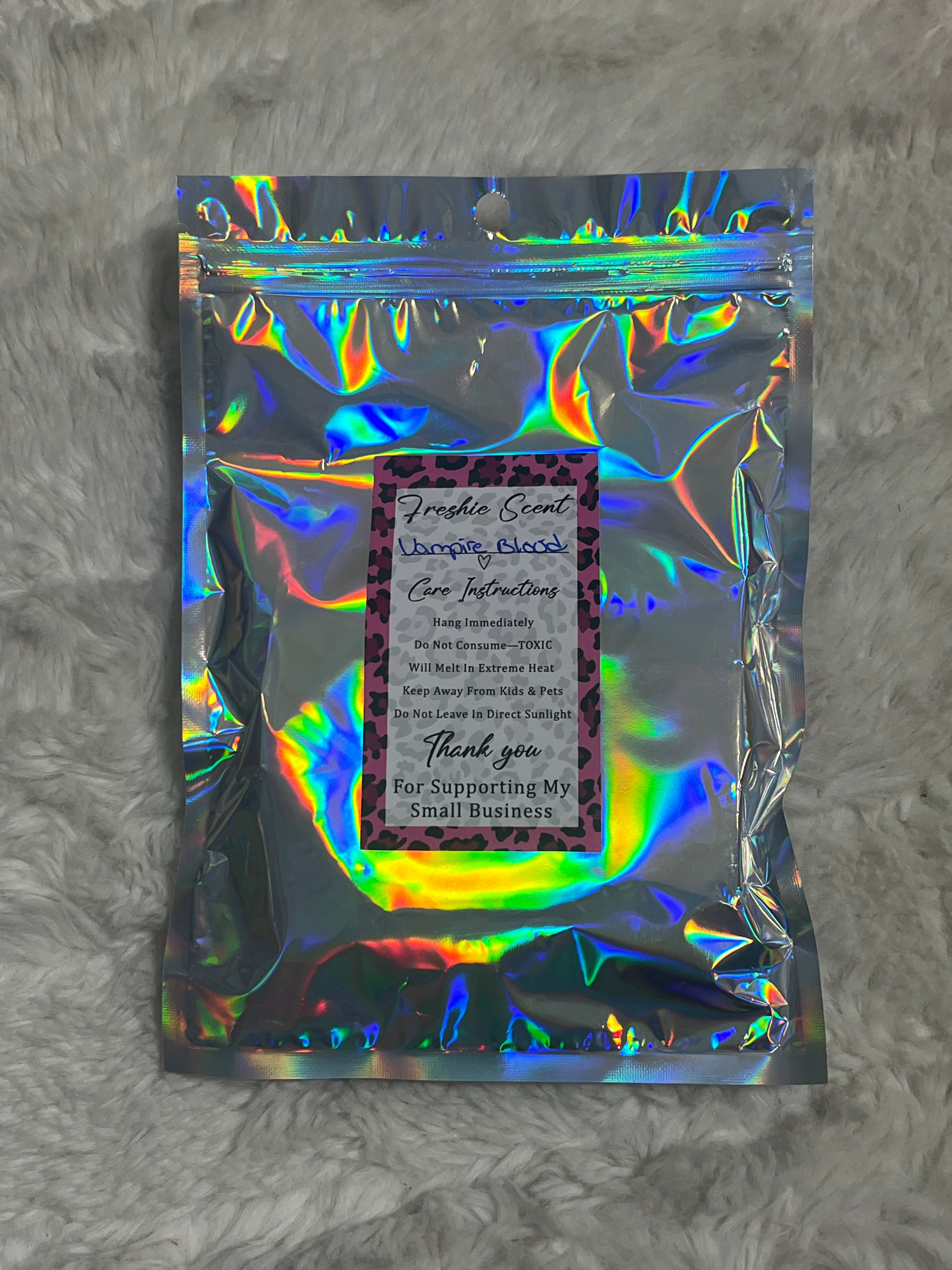 Beaded Letter Freshie