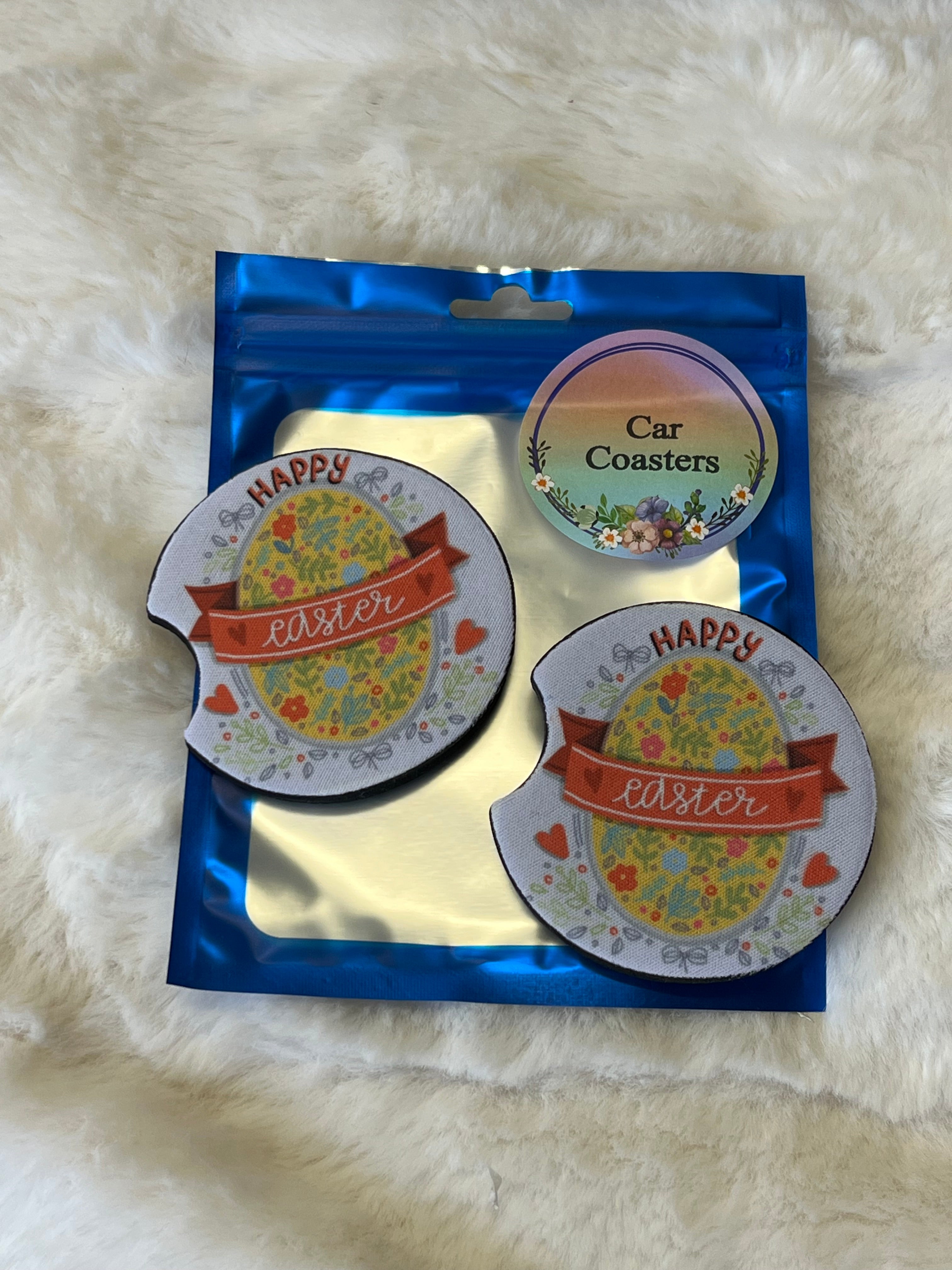 Easter Vehicle Coasters