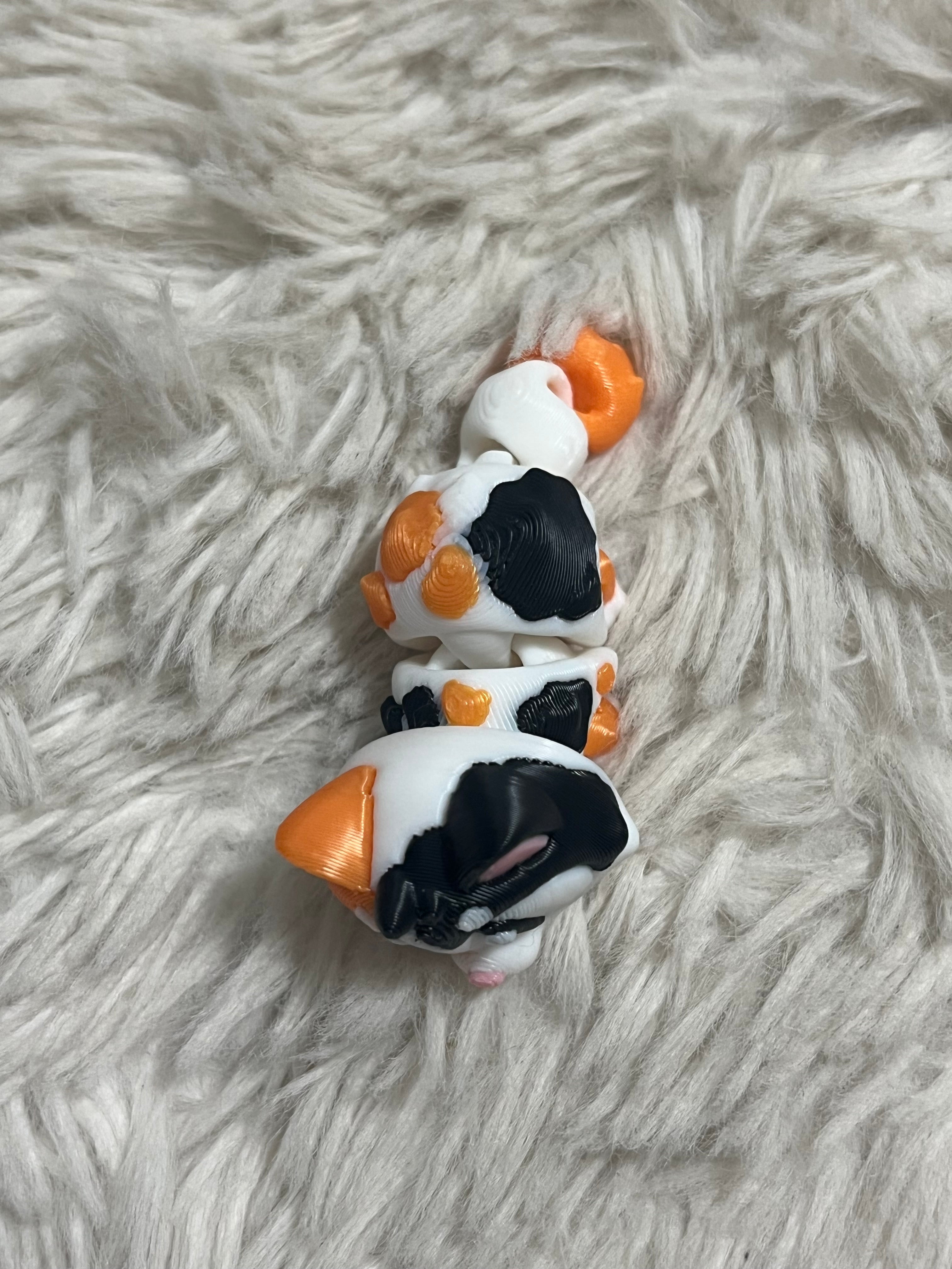Calico Cat Mini Figurine
