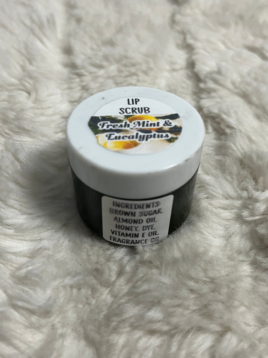 Fresh Mint & Eucalyptus Lip Scrub