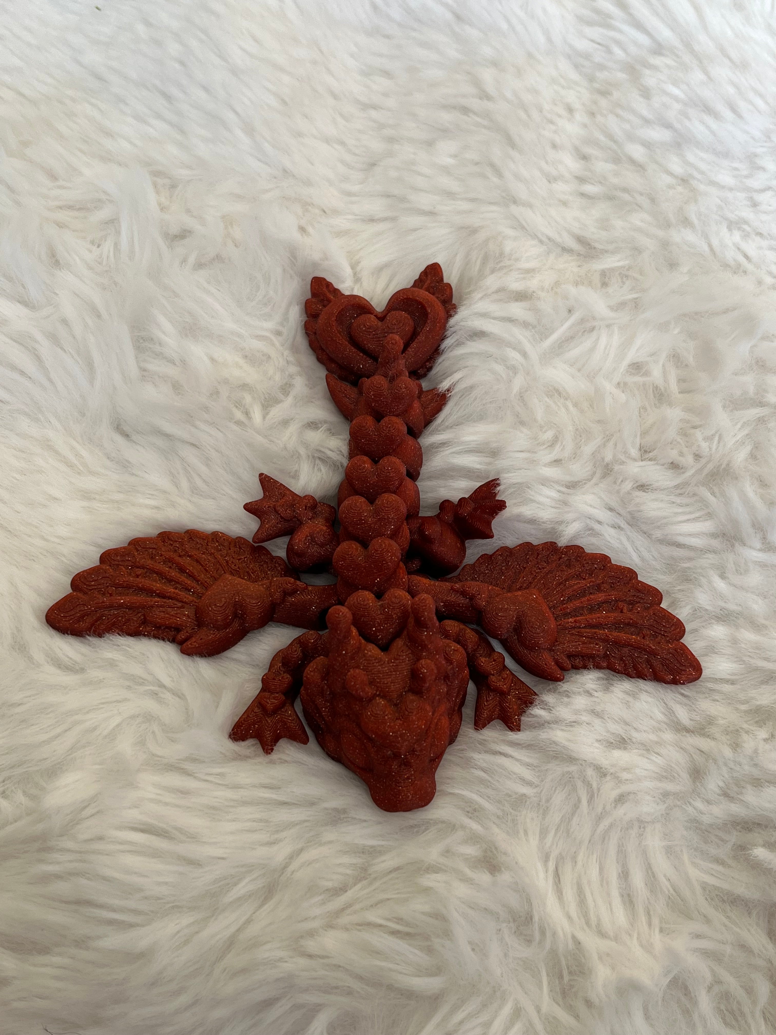 Heart Dragon 3D Print
