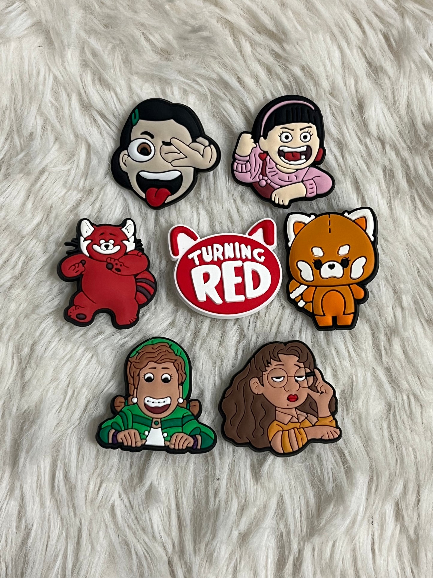 Turning Red Shoe Charms